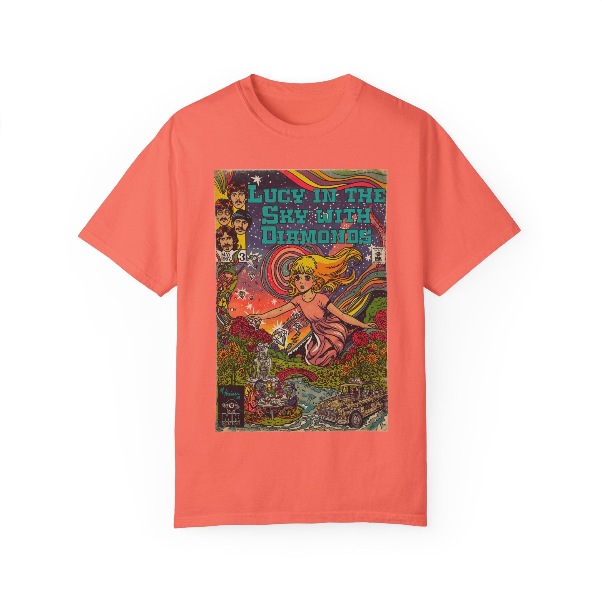 Lucy in the Sky with Diamonds - Unisex Comfort Colors T-shirt