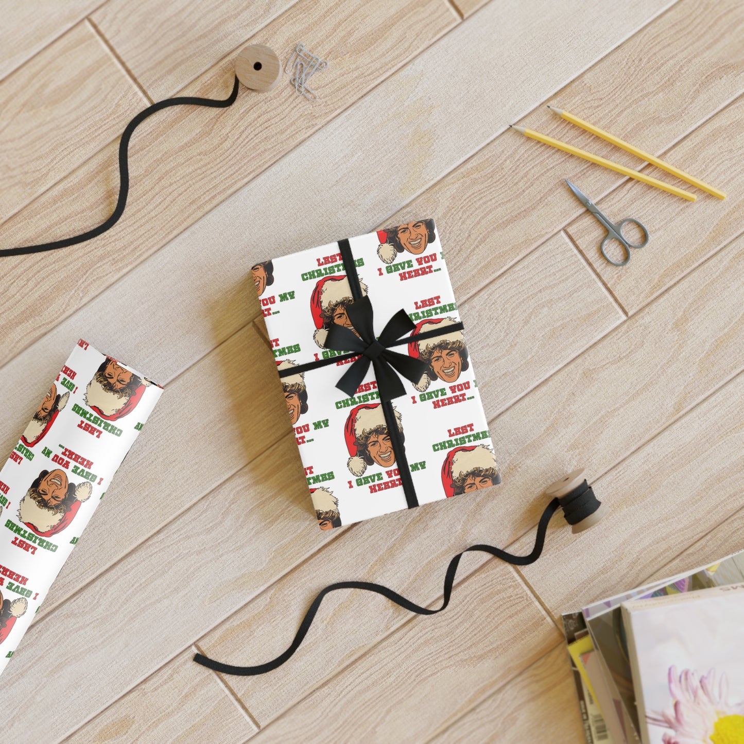 Last Christmas I Gave you my Heart - Gift Wrapping Paper Rolls, 1pc