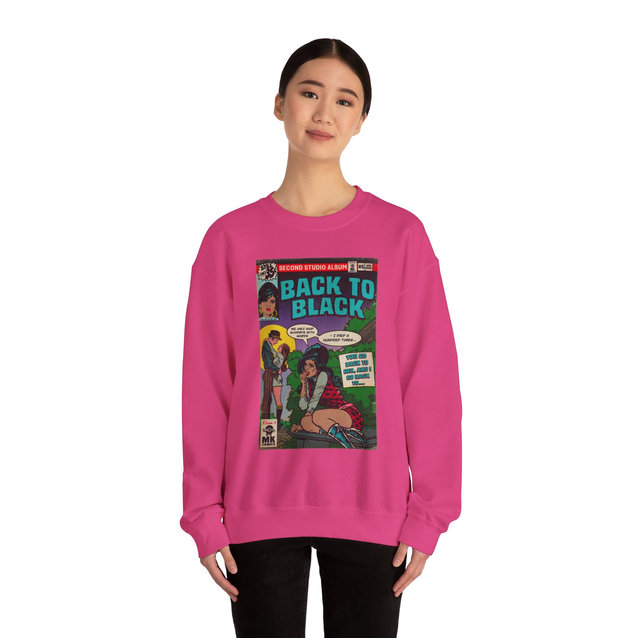 Back to Black - Unisex Heavy Blend™ Crewneck Sweatshirt