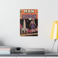 Man On The Moon - Vertical Matte Poster