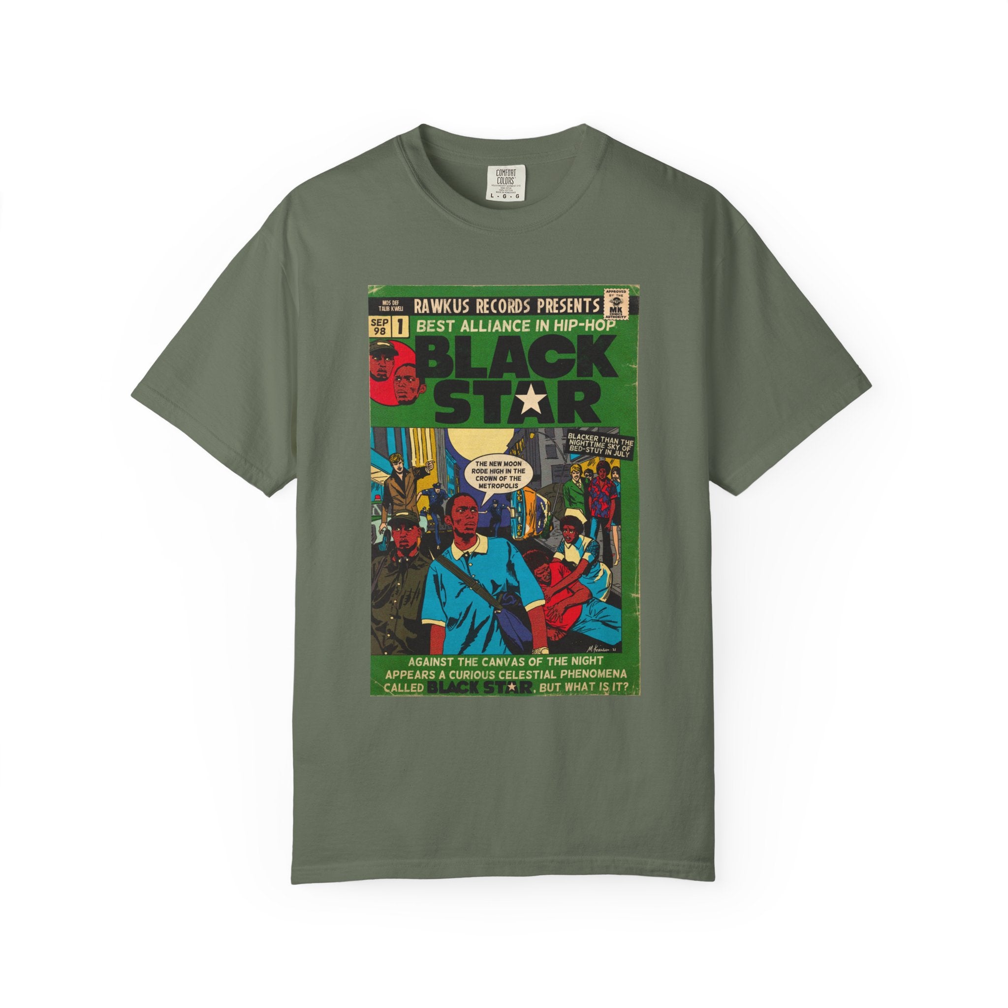 Black Star - Unisex Comfort Colors T-shirt