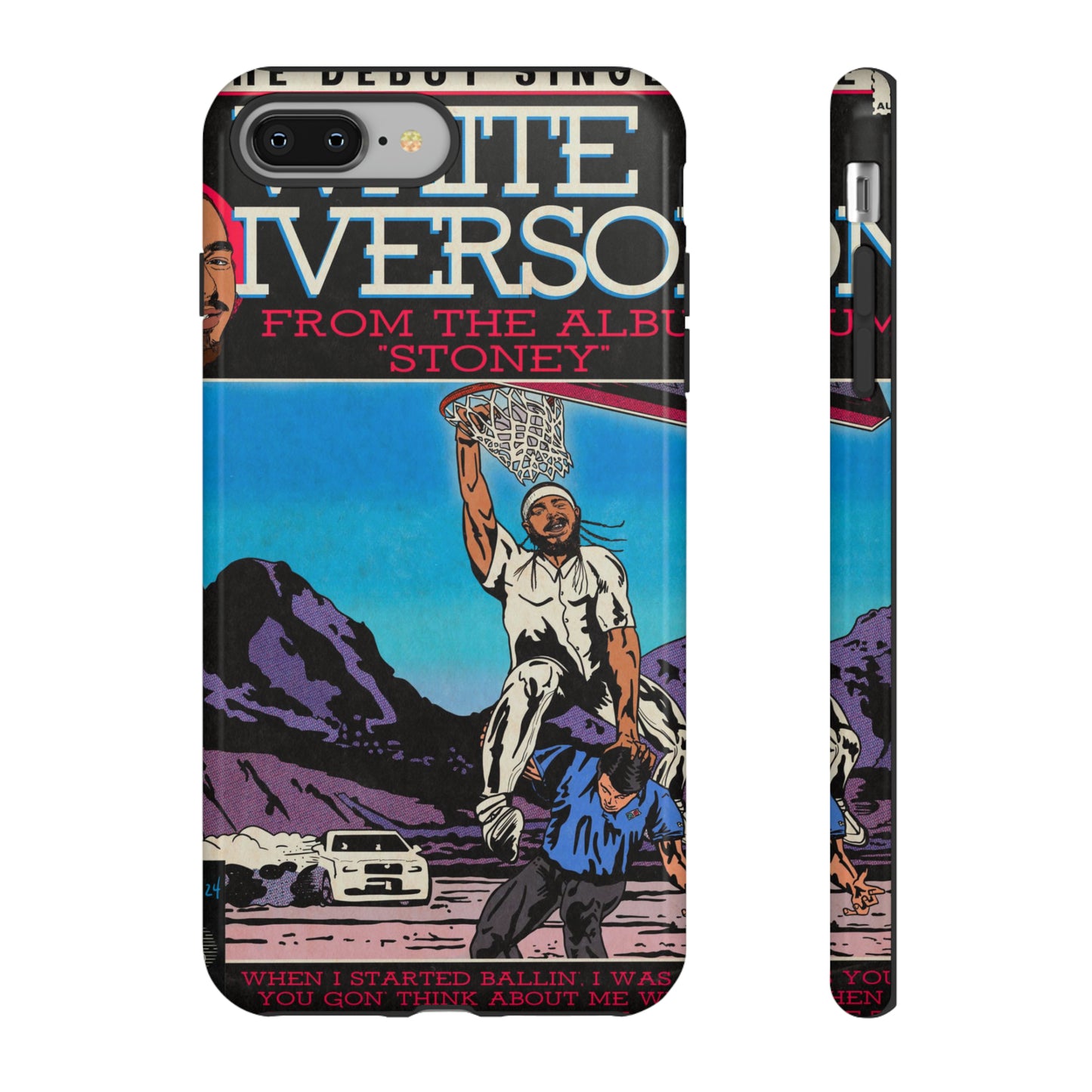 Post Malone - White Iverson -  Tough Phone Cases