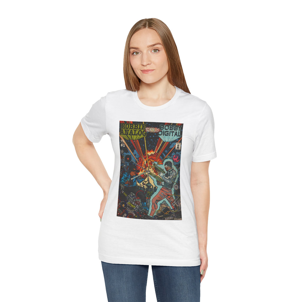 Analog vs. Digital - Unisex Jersey Short Sleeve Tee