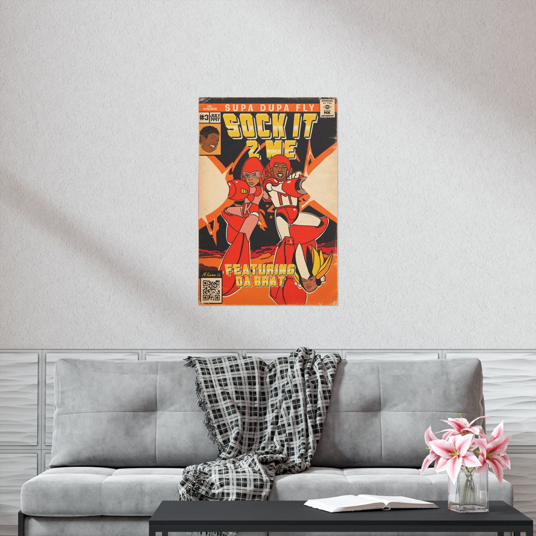 Sock It To Me - Vertical Matte Poster