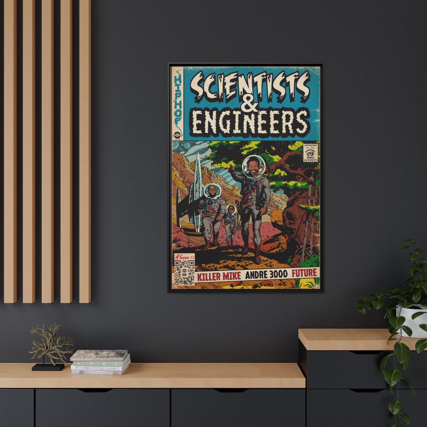Killer Mike - Scientists & Engineers - Andre 3000 - Future - Gallery Canvas Wraps, Vertical Frame