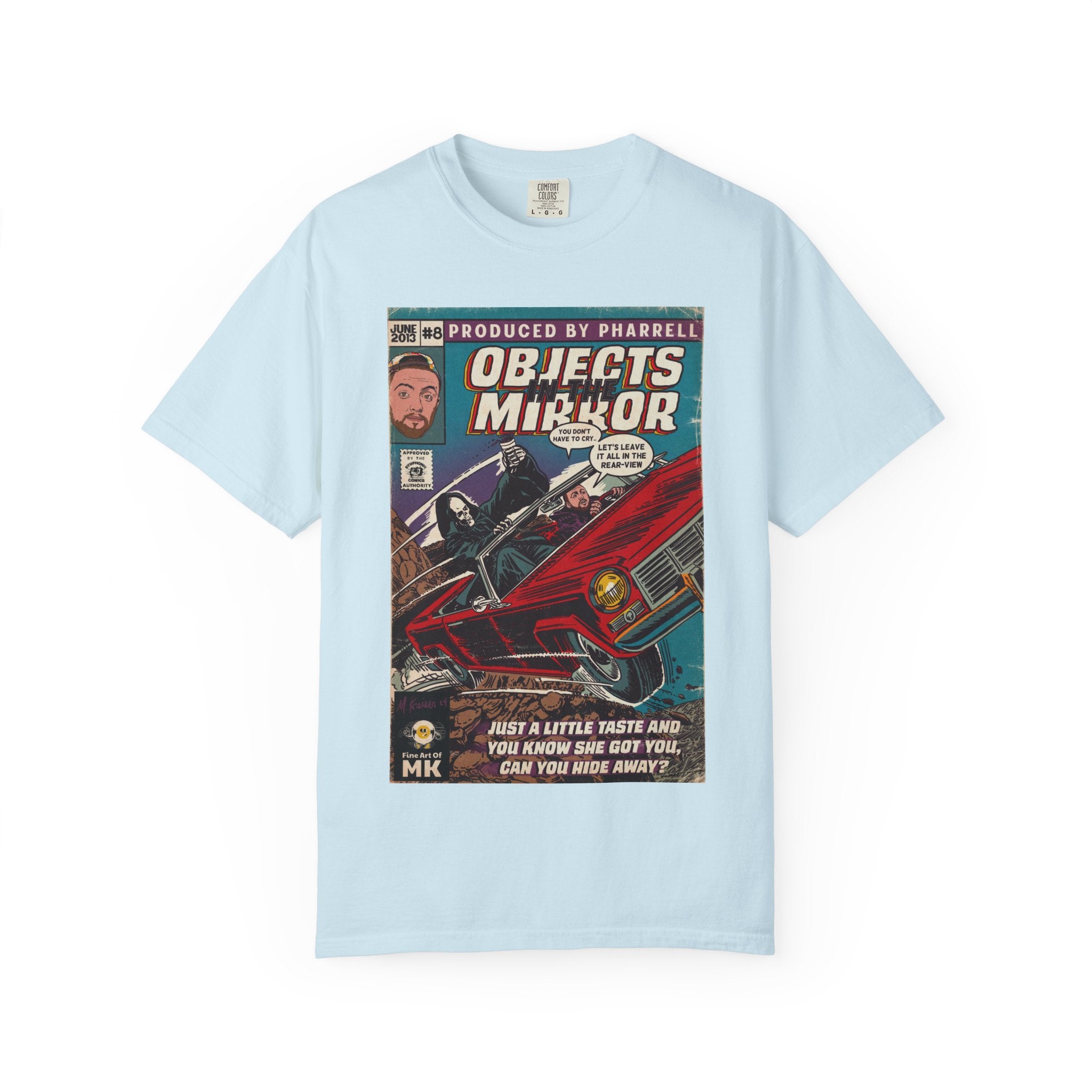 Objects in the Mirror - Unisex Comfort Colors T-shirt