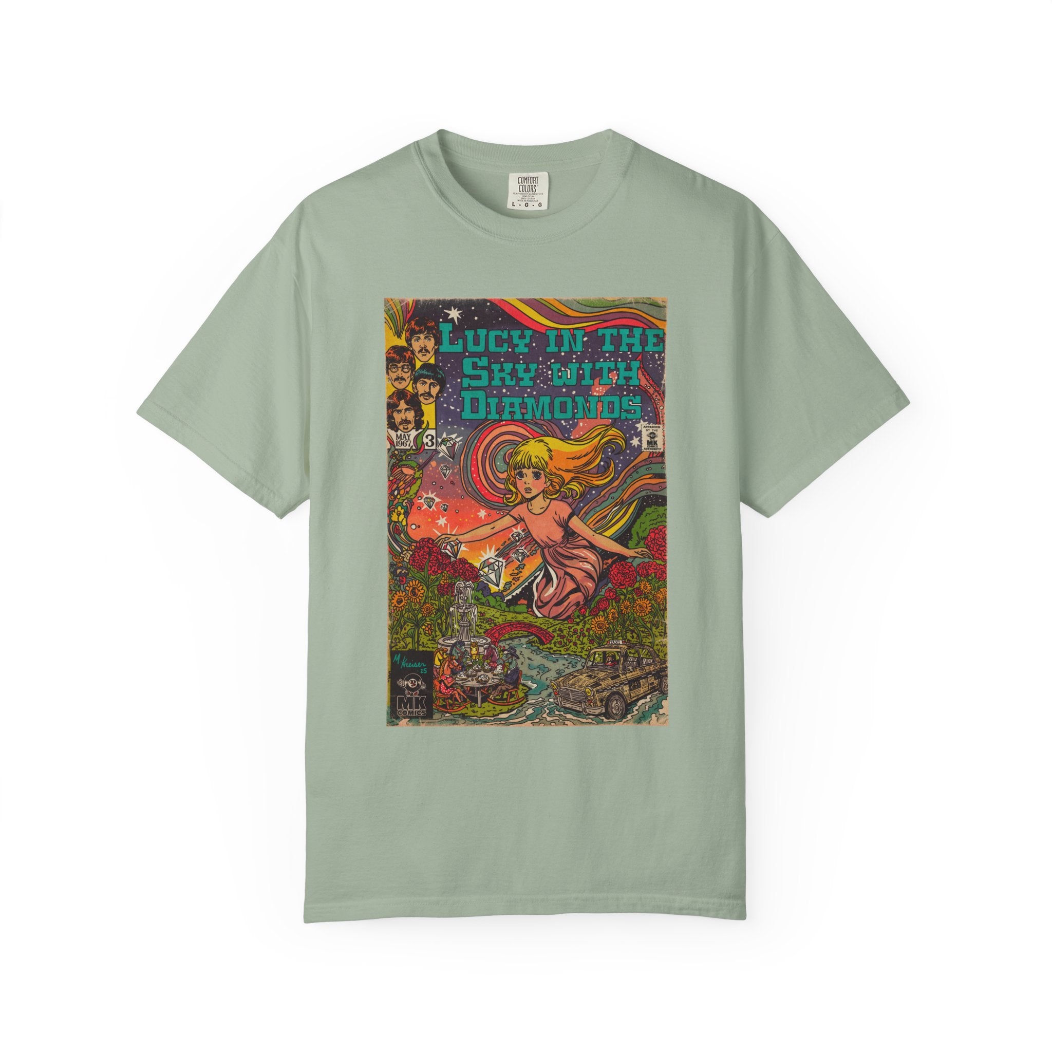 Lucy in the Sky with Diamonds - Unisex Comfort Colors T-shirt
