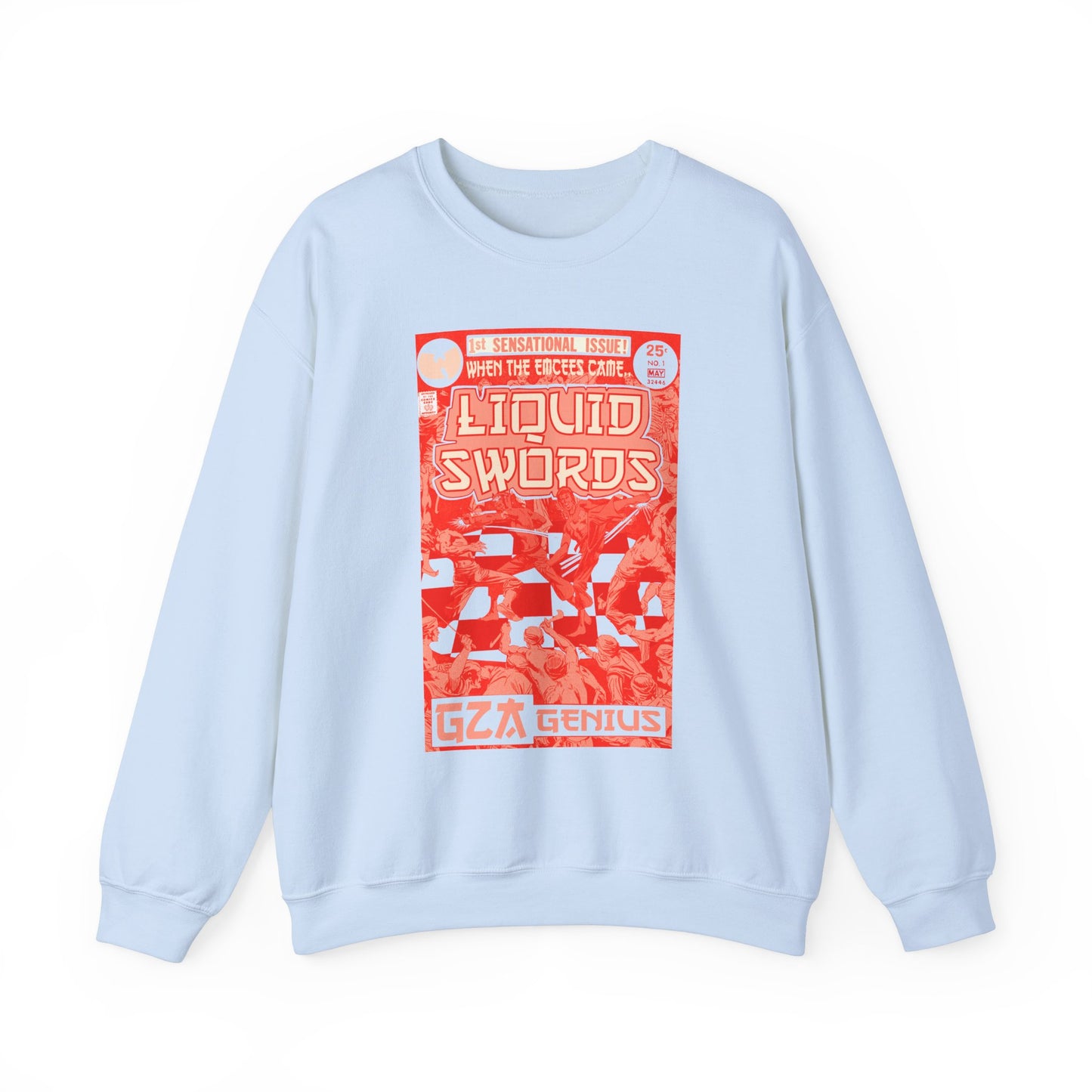 GZA - Liquid Swords - RED VARIANT - Unisex Heavy Blend™ Crewneck Sweatshirt