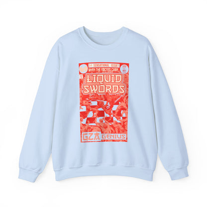 GZA - Liquid Swords - RED VARIANT - Unisex Heavy Blend™ Crewneck Sweatshirt