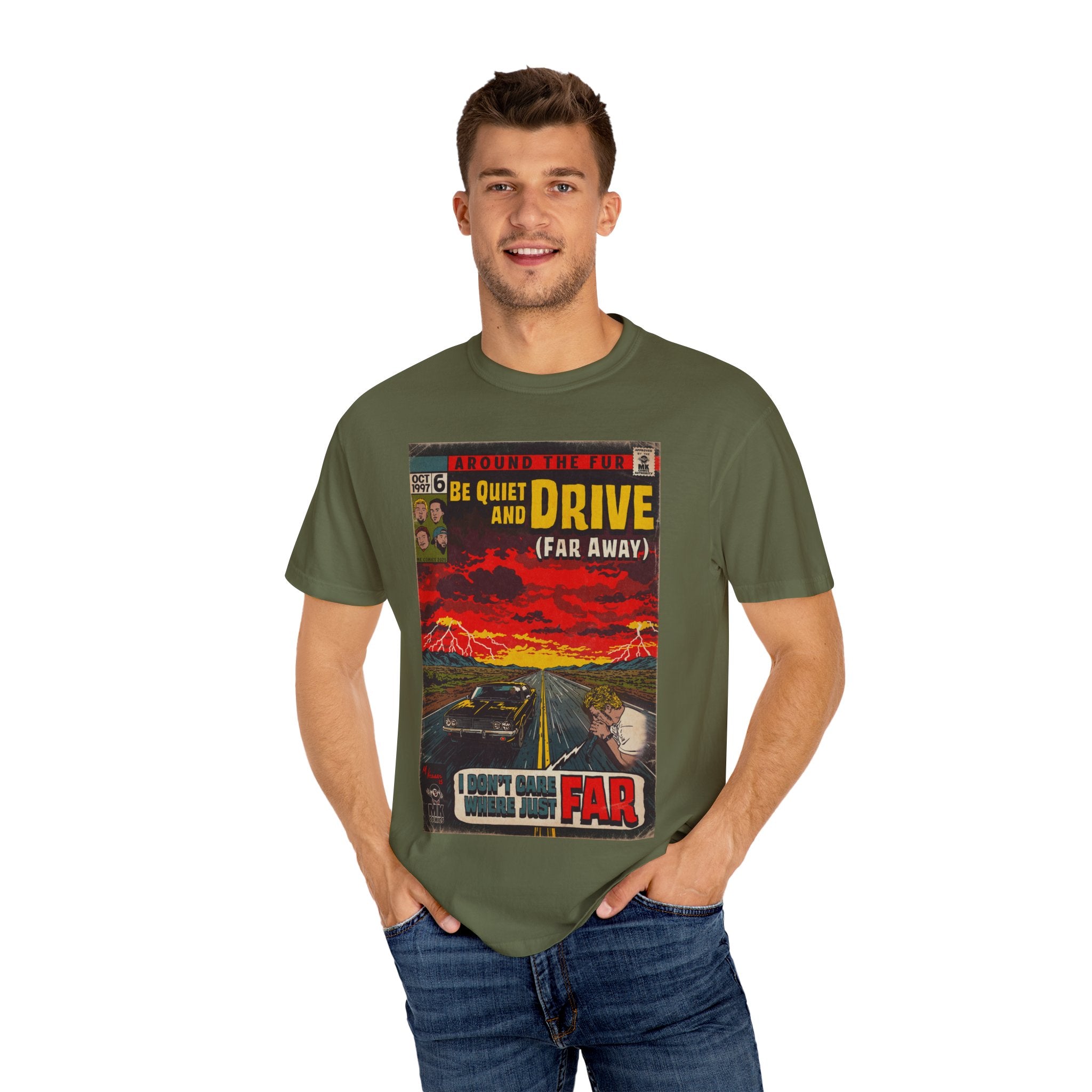 Be Quiet and Drive - Unisex Comfort Colors T-shirt