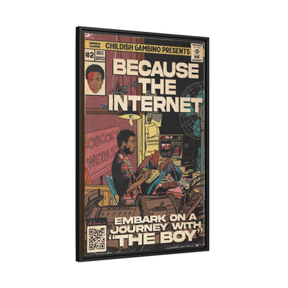 Childish Gambino - Because the Internet - Gallery Canvas Wraps, Vertical Frame