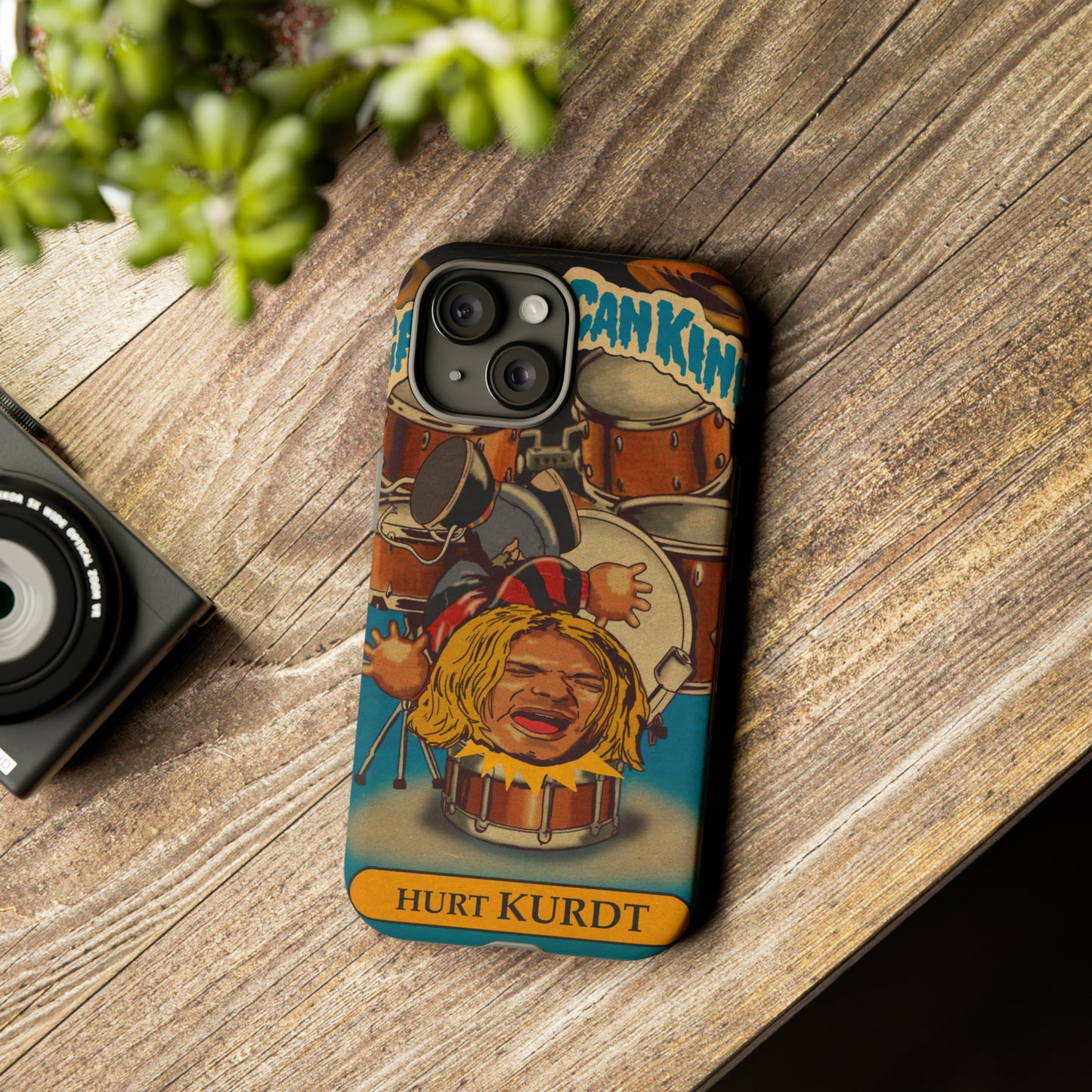 Hurt KURDT - Garbage Can Kings - Nirvana - Tough Phone Cases