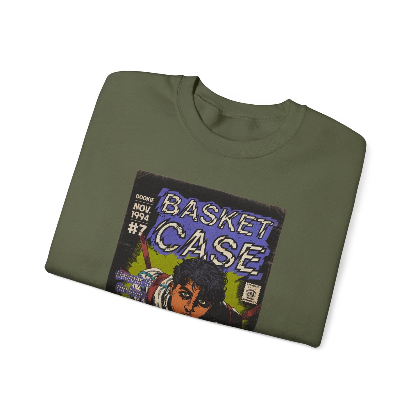 Green Day - Basket Case - Unisex Heavy Blend™ Crewneck Sweatshirt