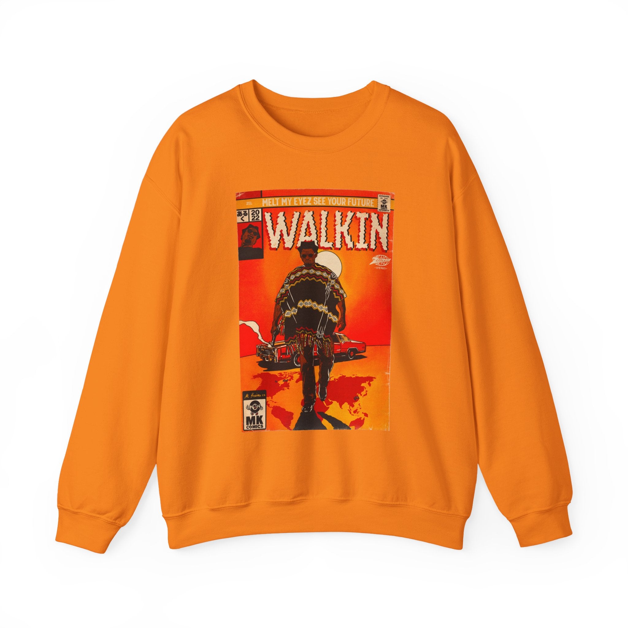 Walkin - Unisex Heavy Blend™ Crewneck Sweatshirt