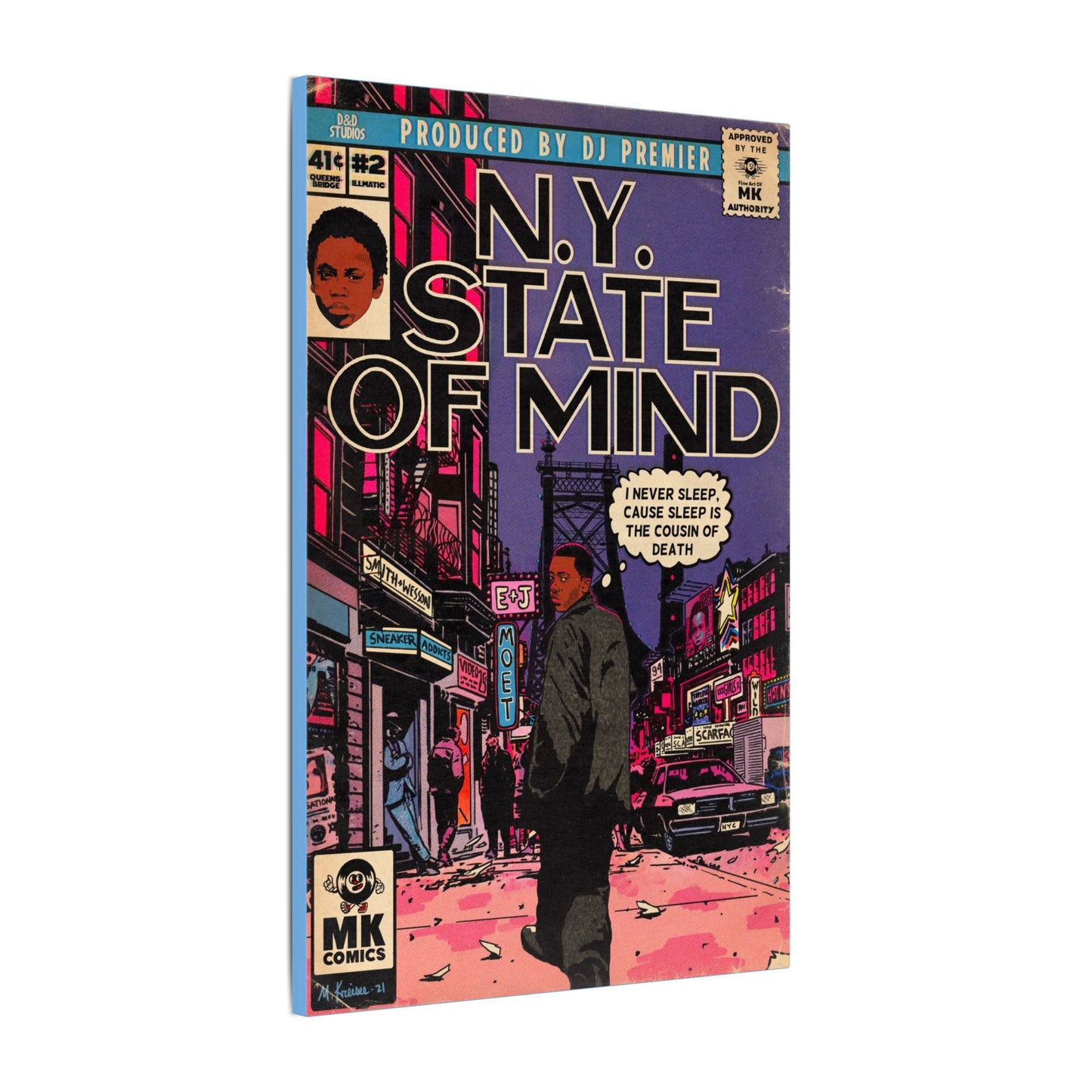 NY State of Mind - Matte Canvas, Stretched