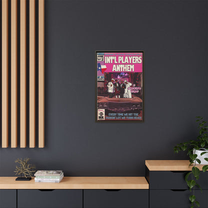 Int’l Players Anthem - Matte Canvas, Framed (Multi-color)