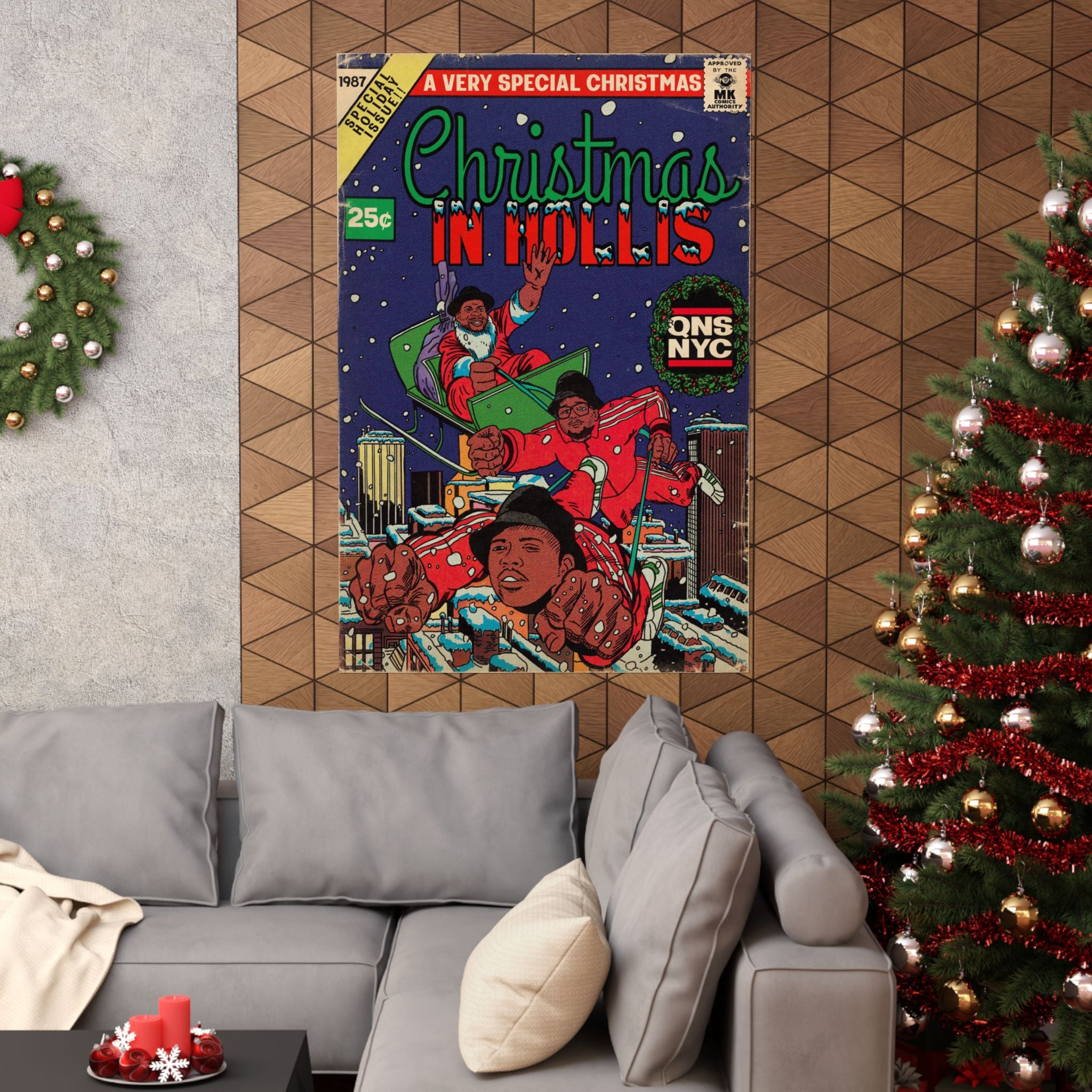 Christmas in Hollis - Matte Vertical Posters