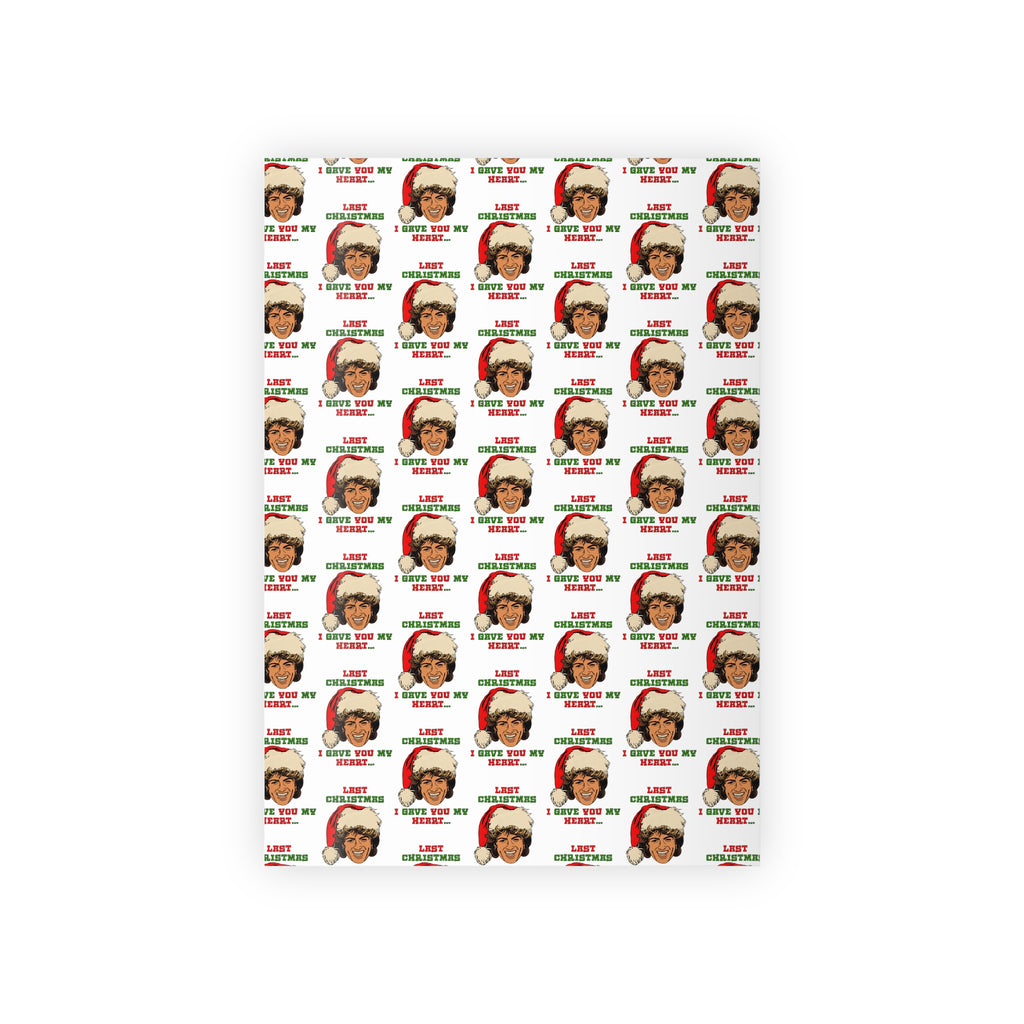 WHAM - Last Christmas- George Michael- Gift Wrapping Paper Rolls, 1pc