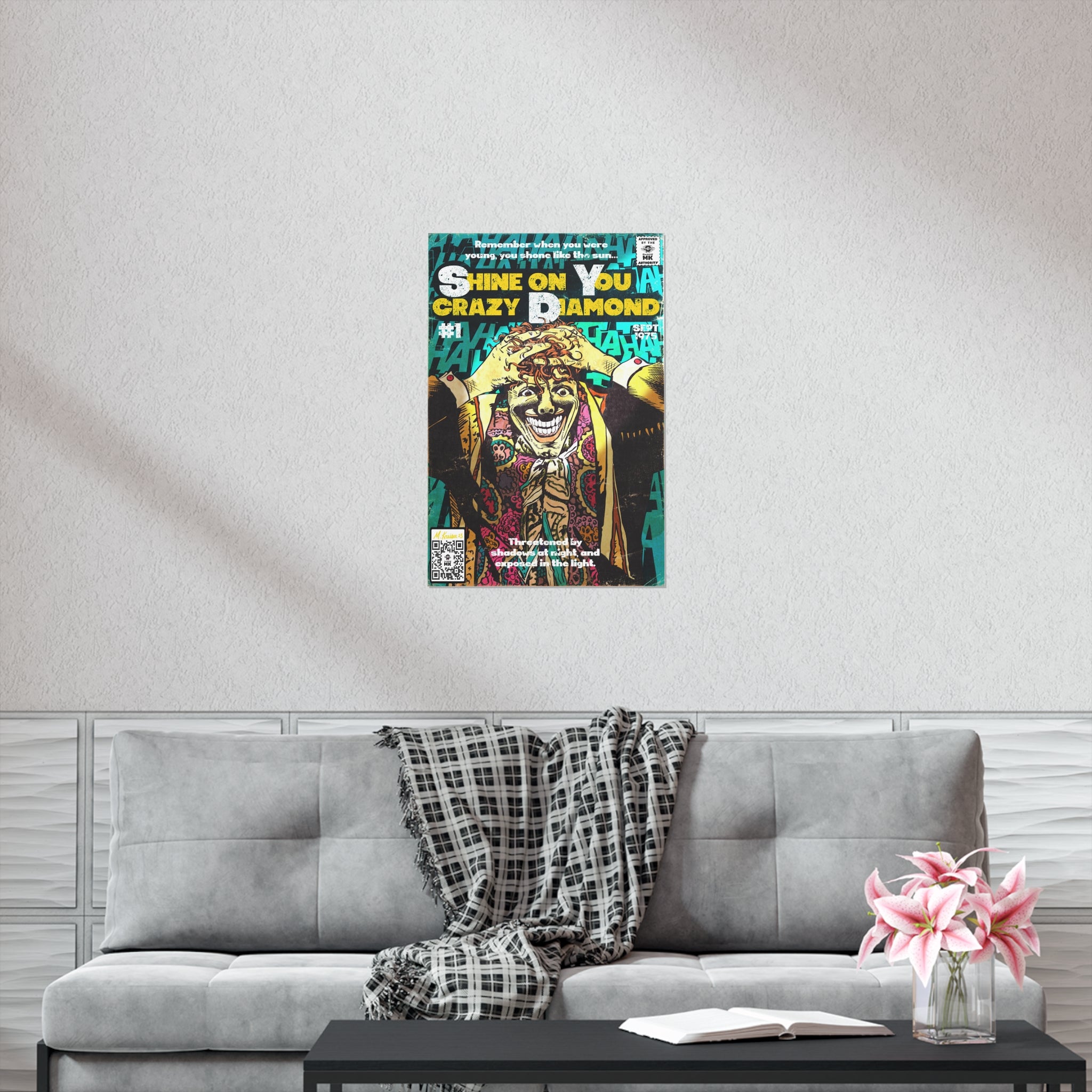 Shine on You crazy Diamond -  Vertical Matte Poster