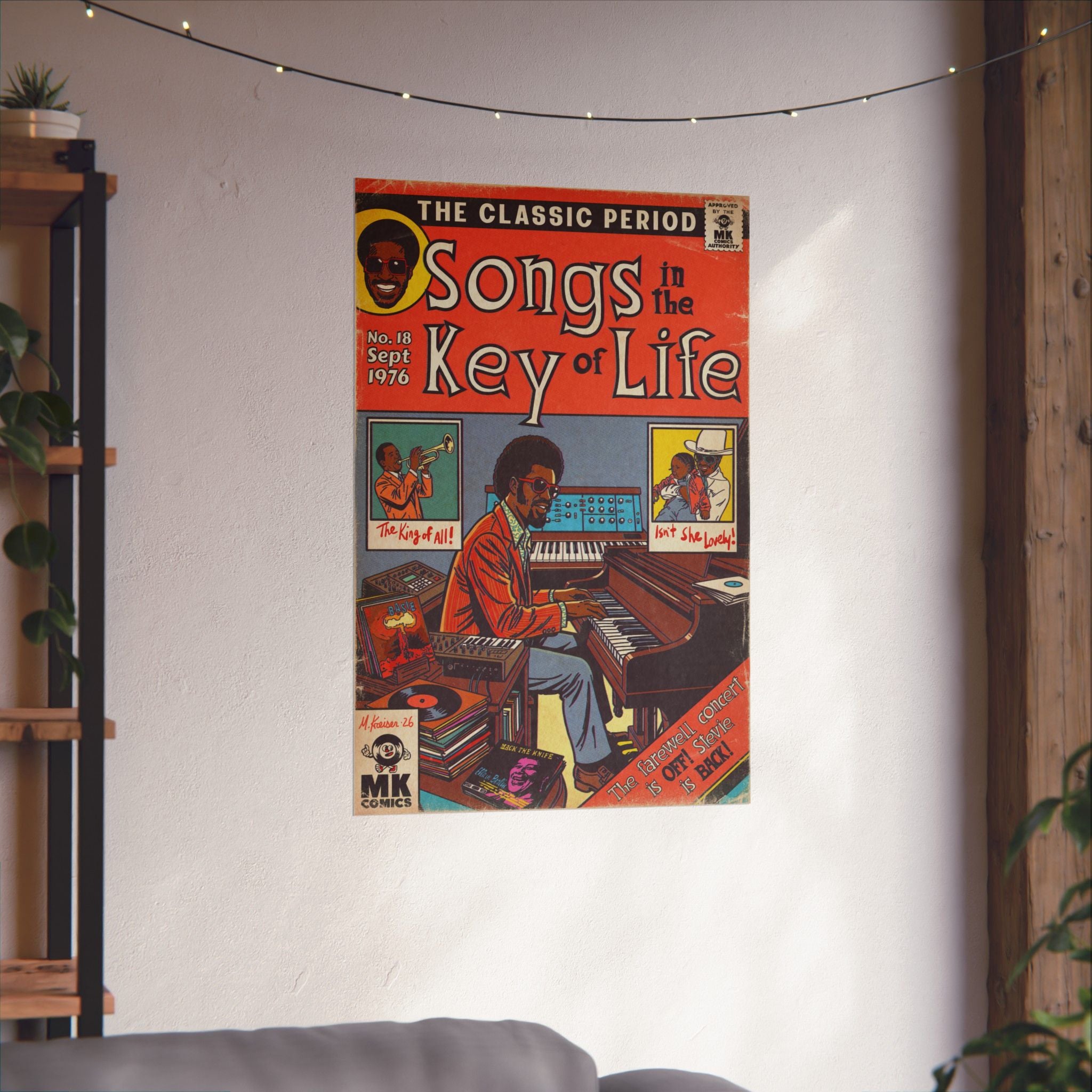Songs in the Key of Life - Matte Vertical Posters