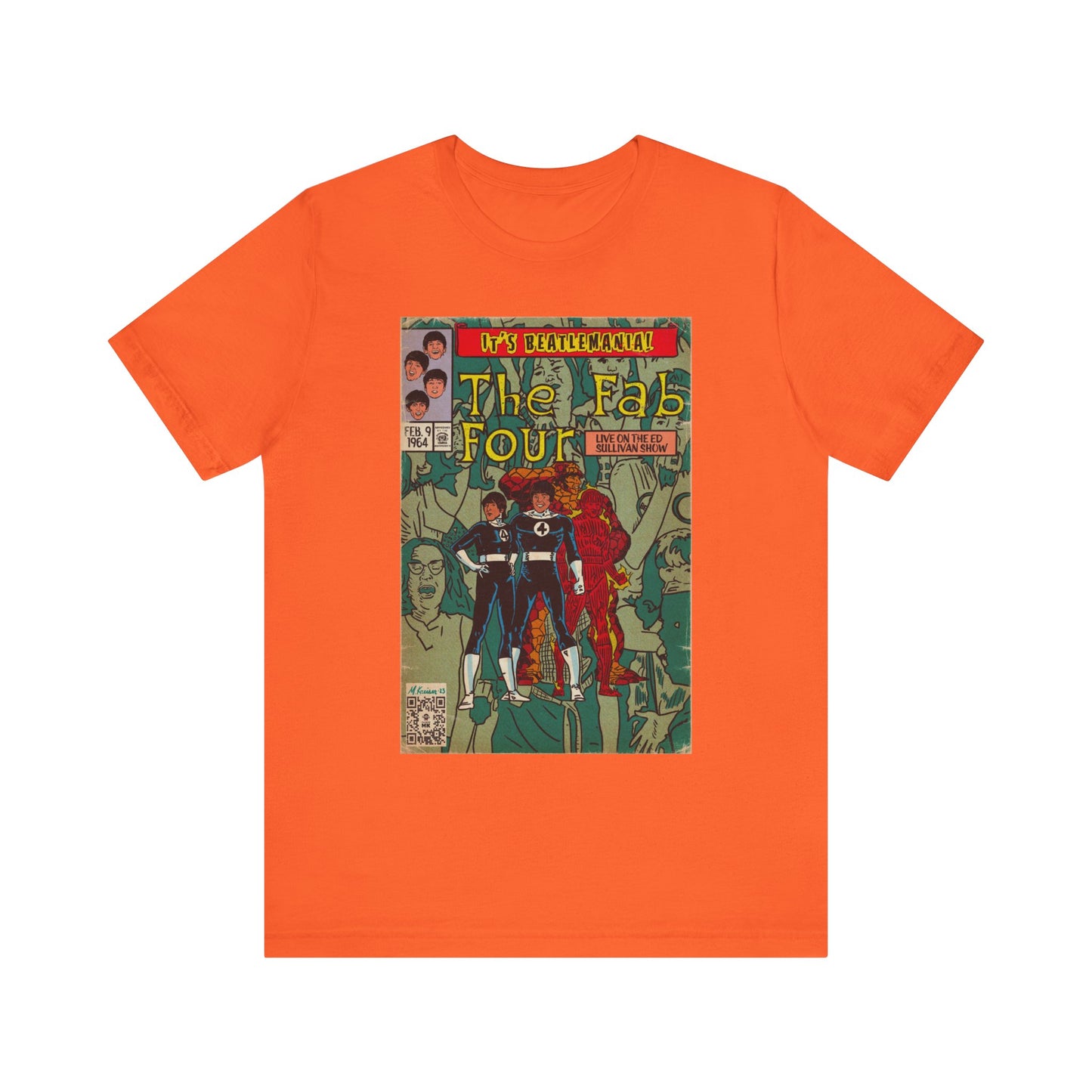 The Beatles - Beatlemania -  Unisex Jersey Short Sleeve Tee