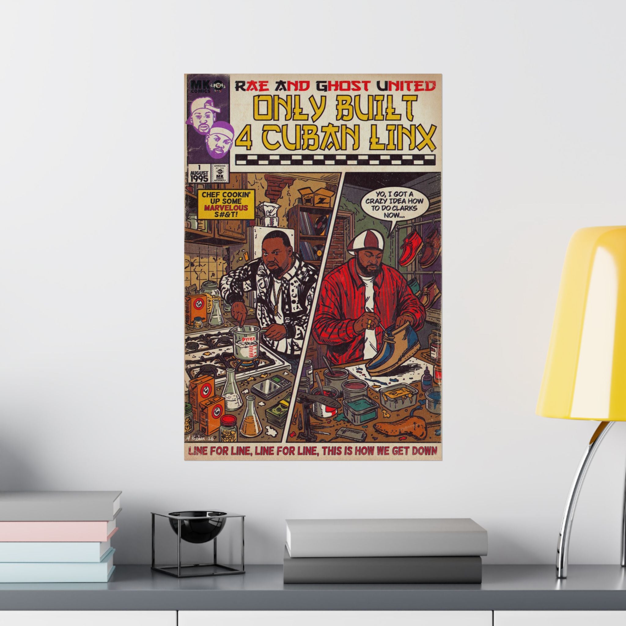 Parody Poster of 'Only Built 4 Cuban Linx' by Raekwon and Ghostace Killah 