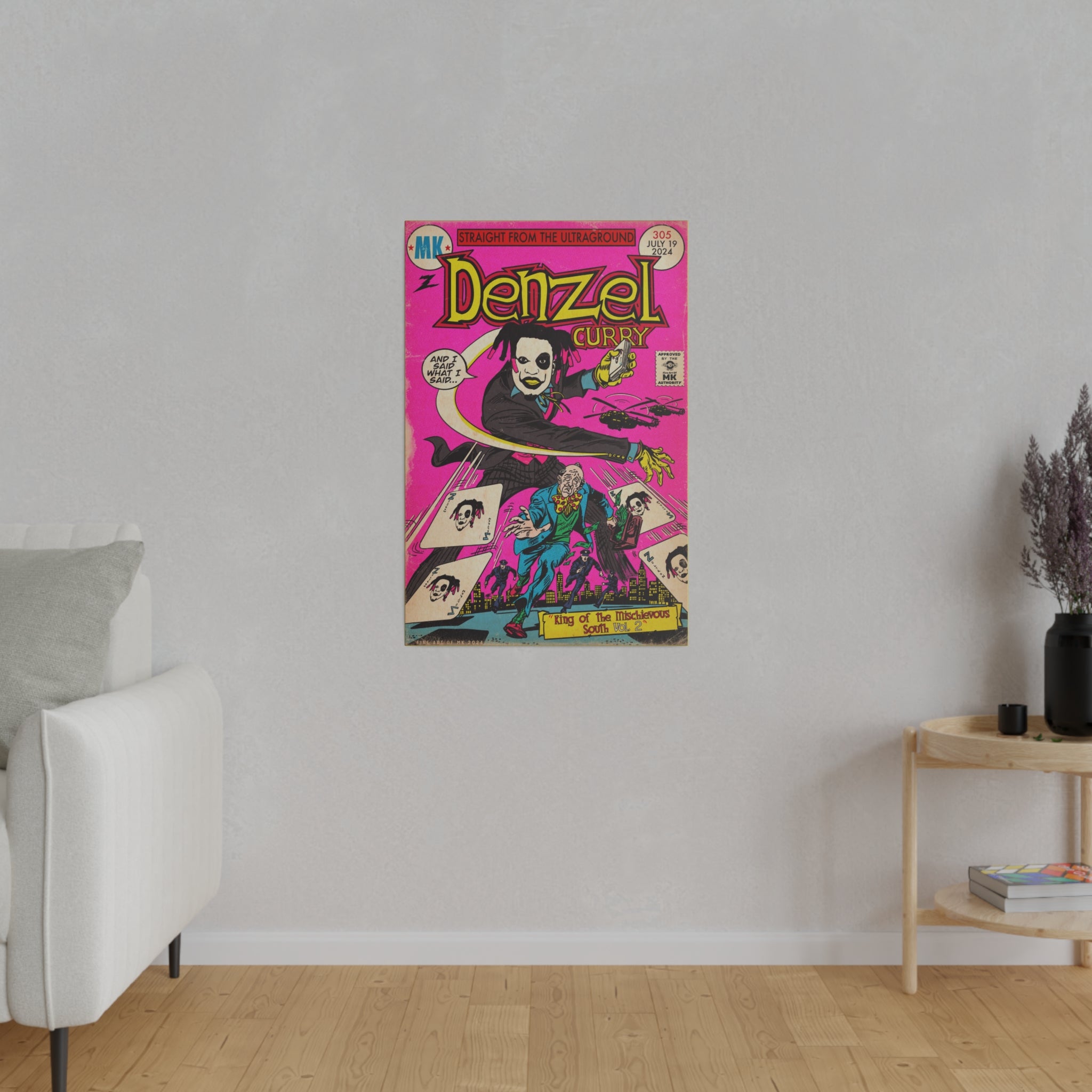 King of the Mischievous South 2 - Matte Canvas, Stretched, 0.75"