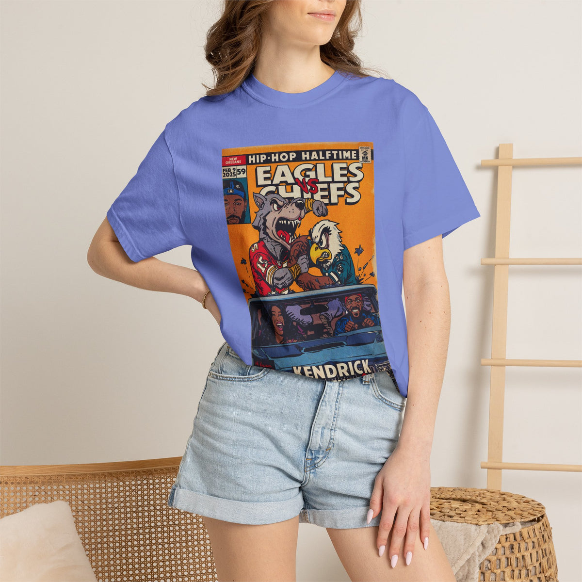 2025 Halftime - Eagles vs Chiefs -  Unisex Comfort Colors T-shirt