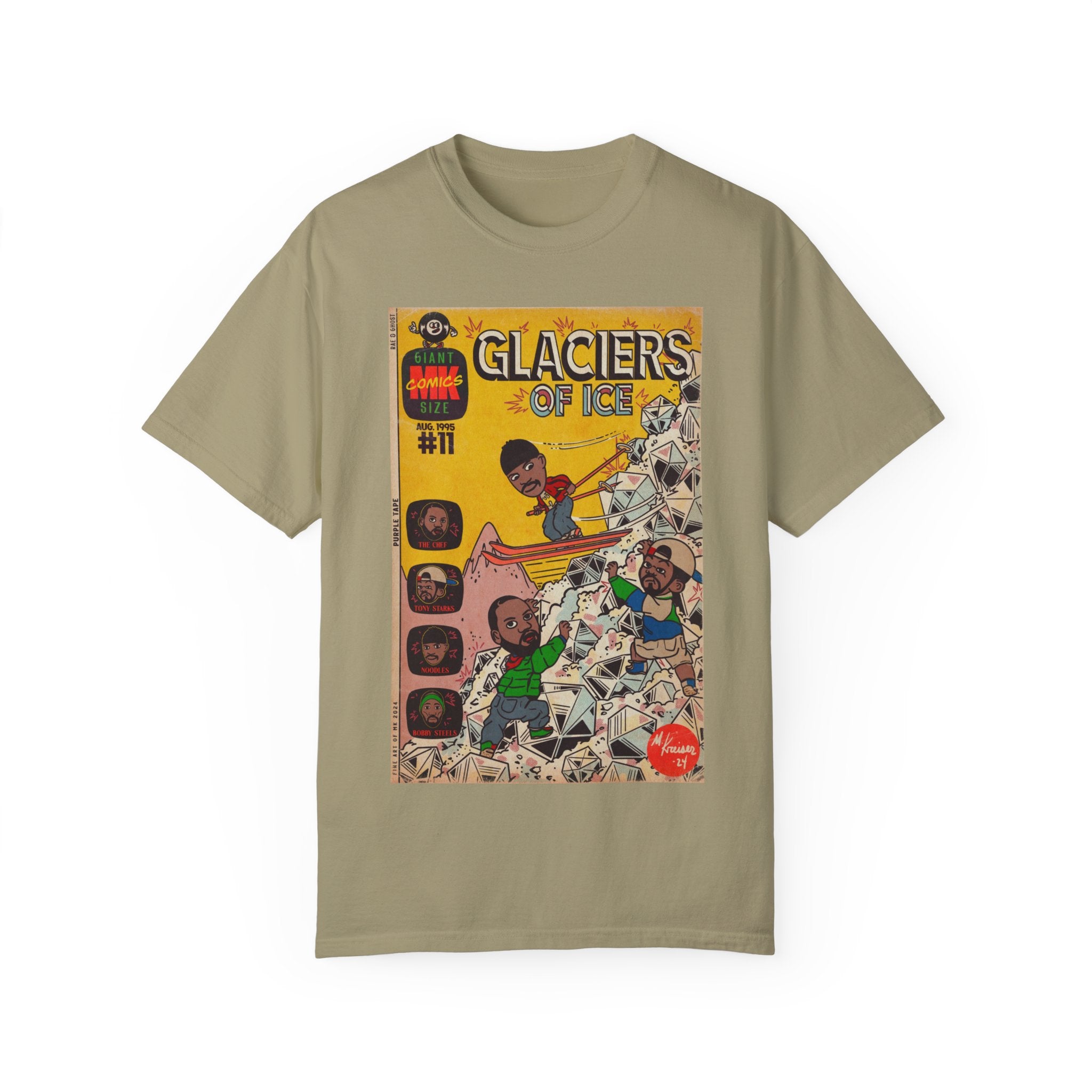 Glaciers of Ice - Unisex Comfort Colors T-shirt
