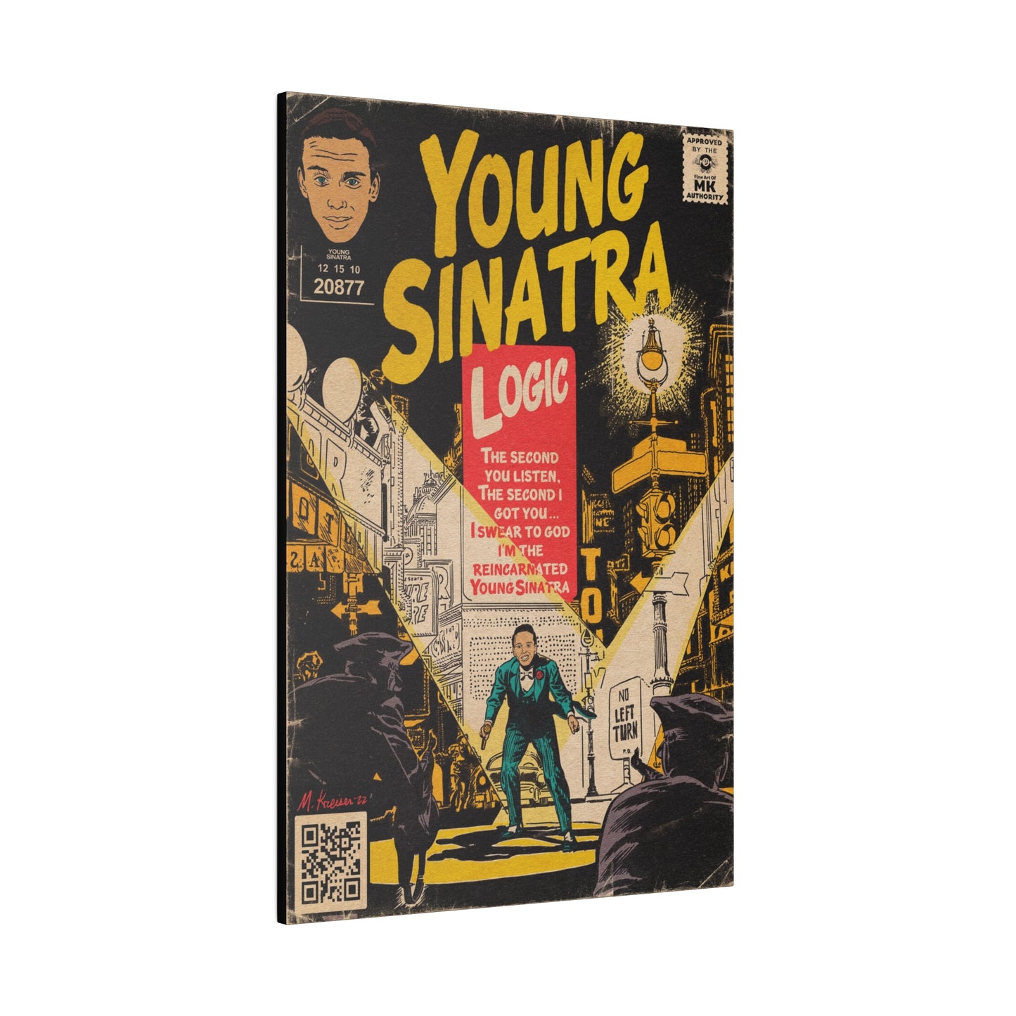 Logic - Young Sinatra - Matte Canvas, Stretched