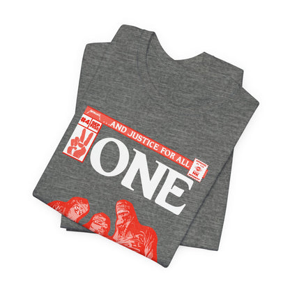 Metallica - One - RED VARIANT - Unisex Jersey Short Sleeve Tee