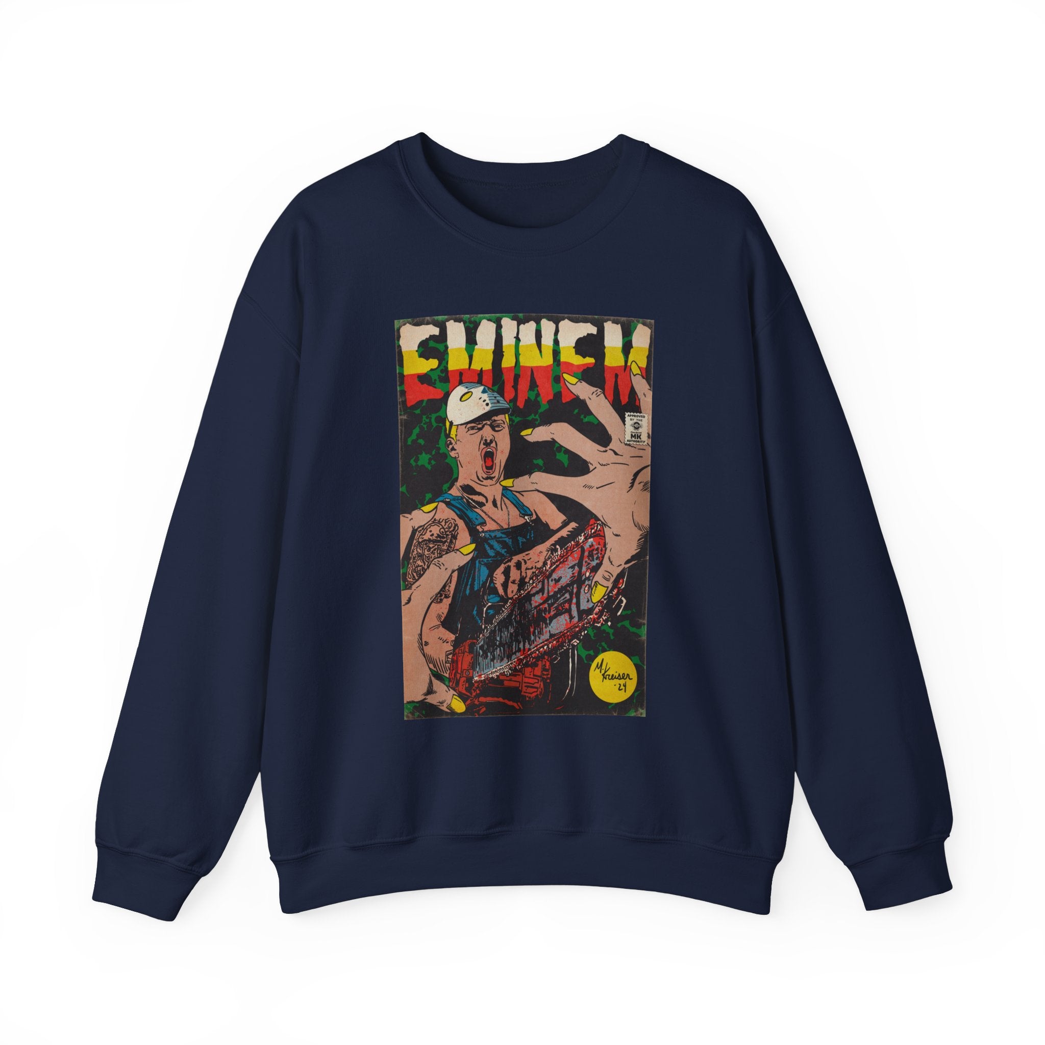 Em - Comic Book Art - Unisex Heavy Blend™ Crewneck Sweatshirt