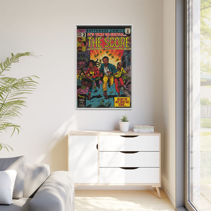 The Score - Matte Canvas, Framed (Multi-color)