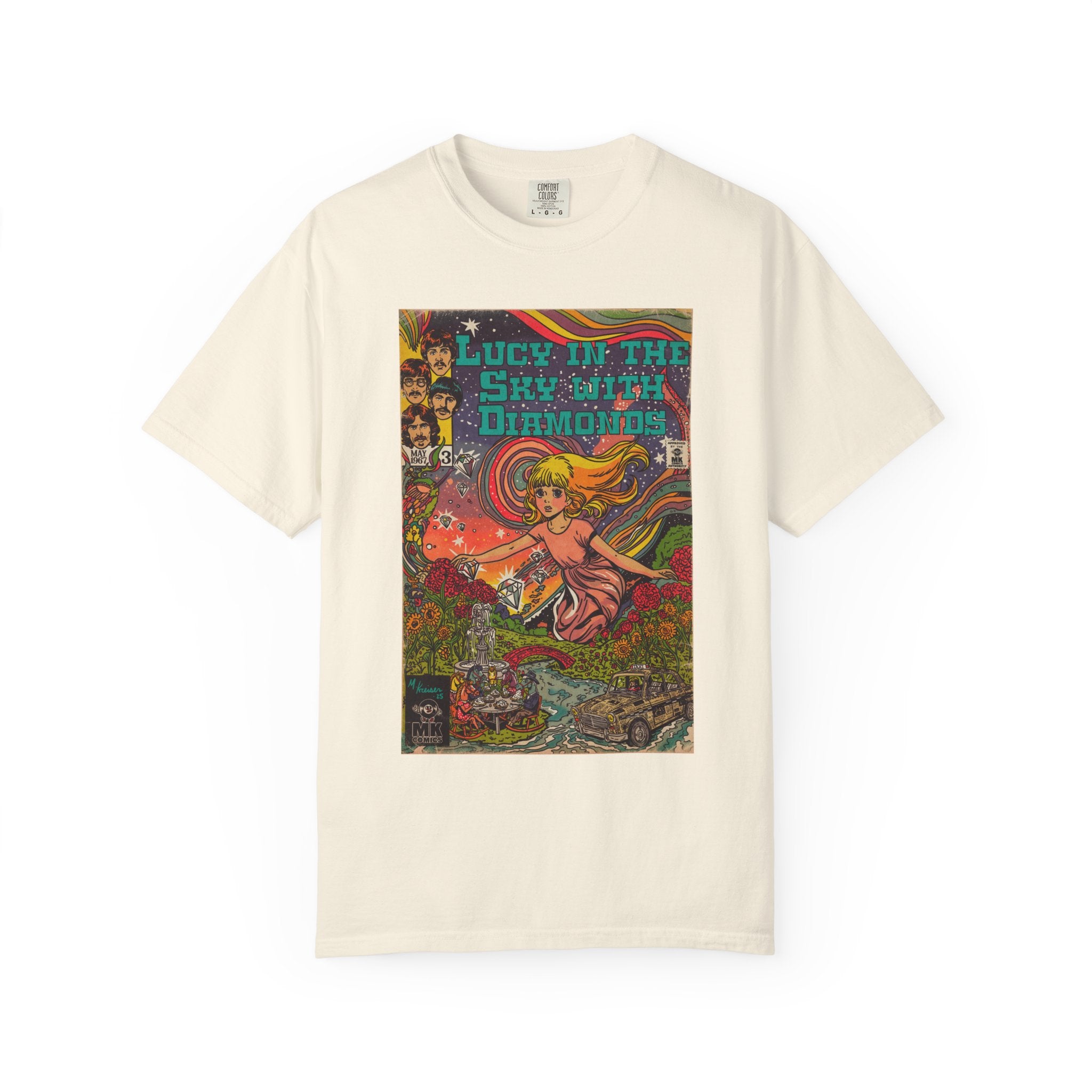 Lucy in the Sky with Diamonds - Unisex Comfort Colors T-shirt