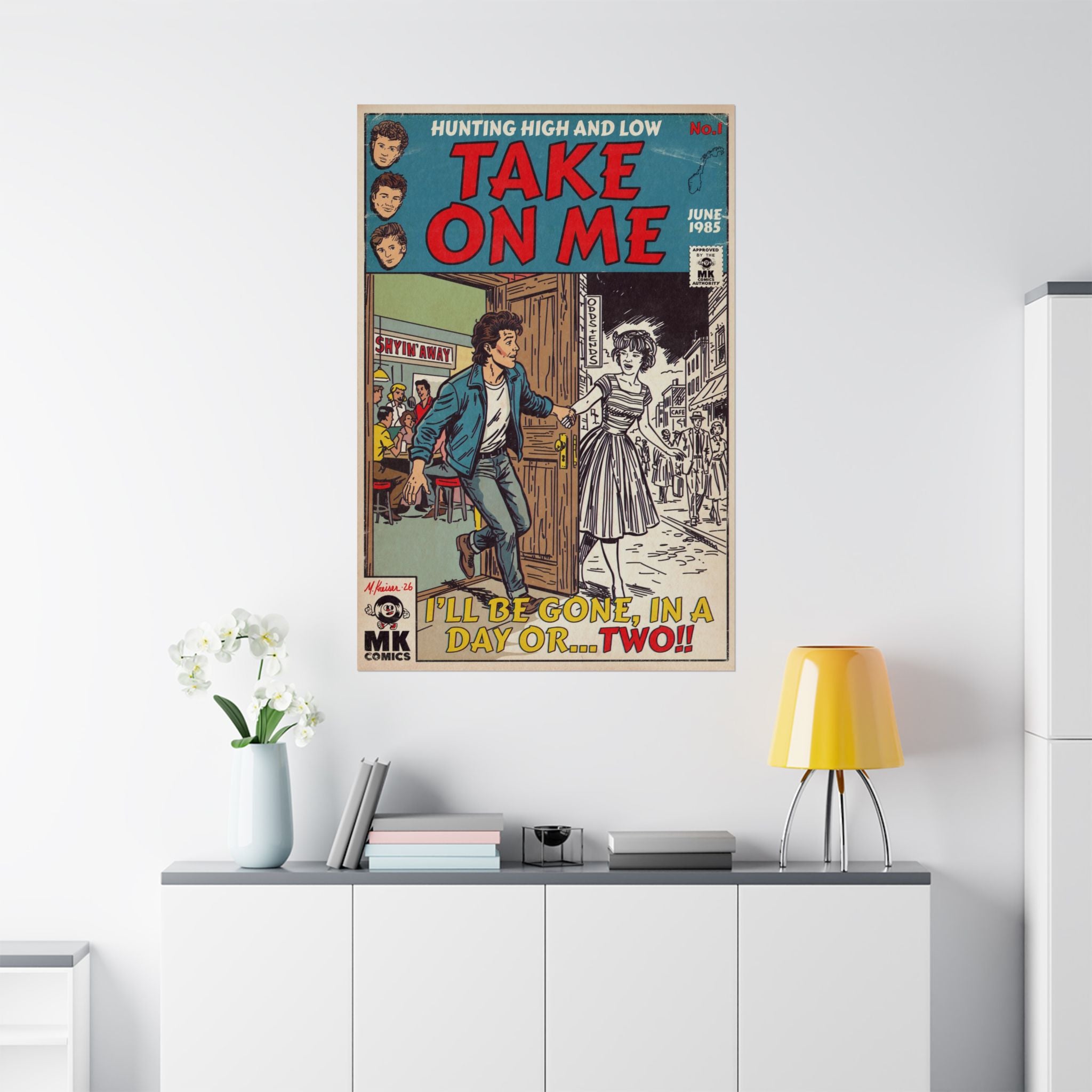 Take On Me - Matte Vertical Posters