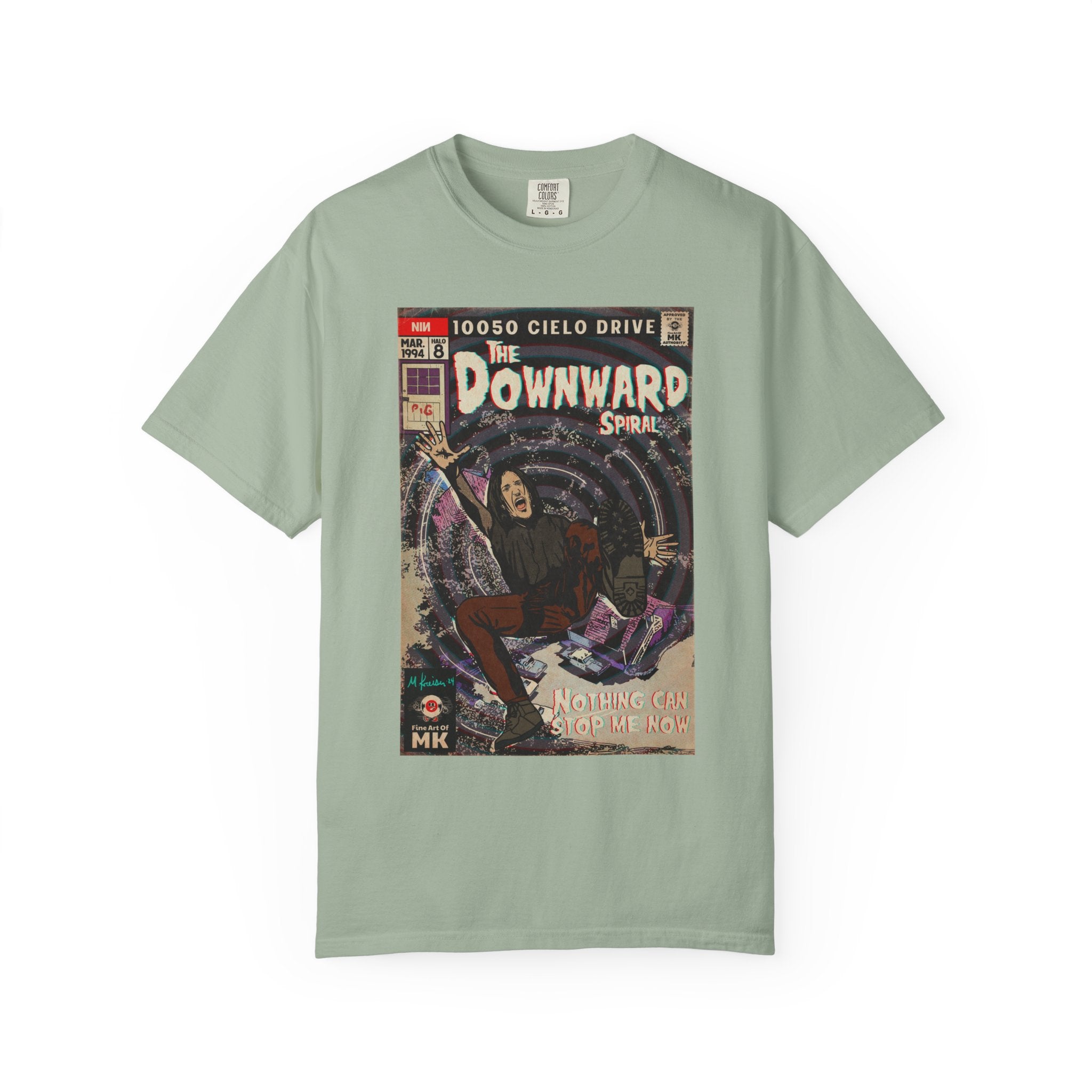 The Downward Spiral - Unisex Comfort Colors T-shirt