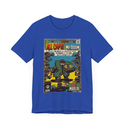 DOOM - All Caps - Unisex Jersey Short Sleeve Tee