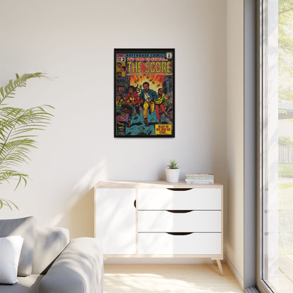The Score - Matte Canvas, Framed (Multi-color)