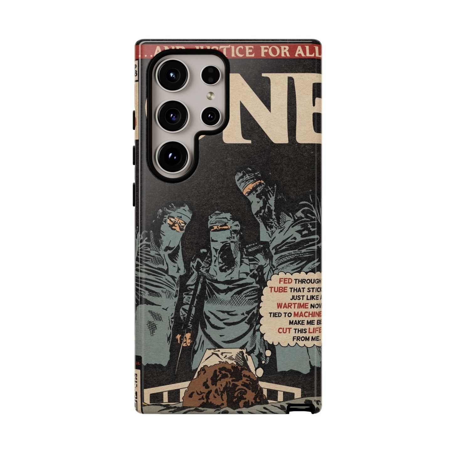 Metallica- One - Johnny Got His Gun Comic Book Art - Tough Phone Cases