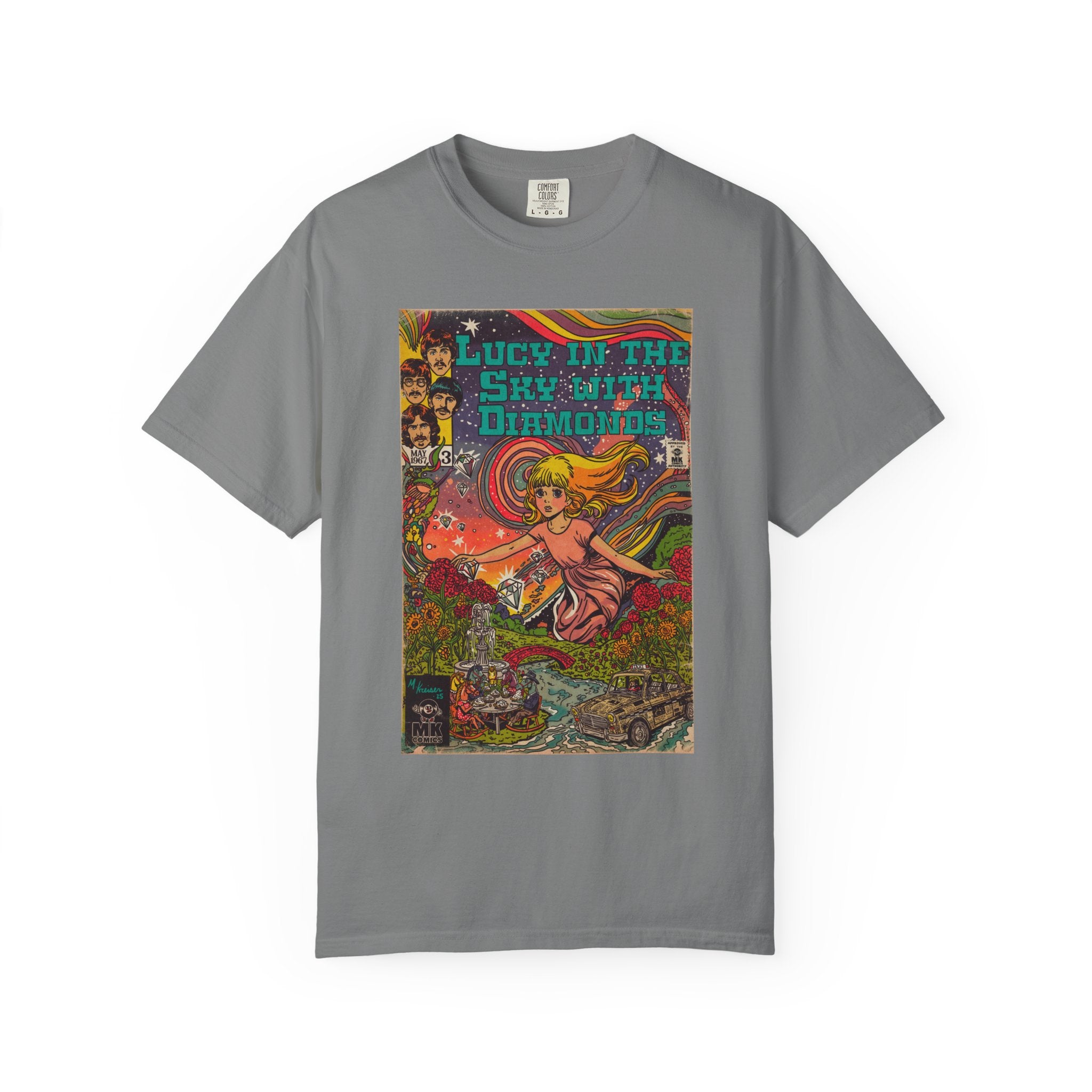 Lucy in the Sky with Diamonds - Unisex Comfort Colors T-shirt
