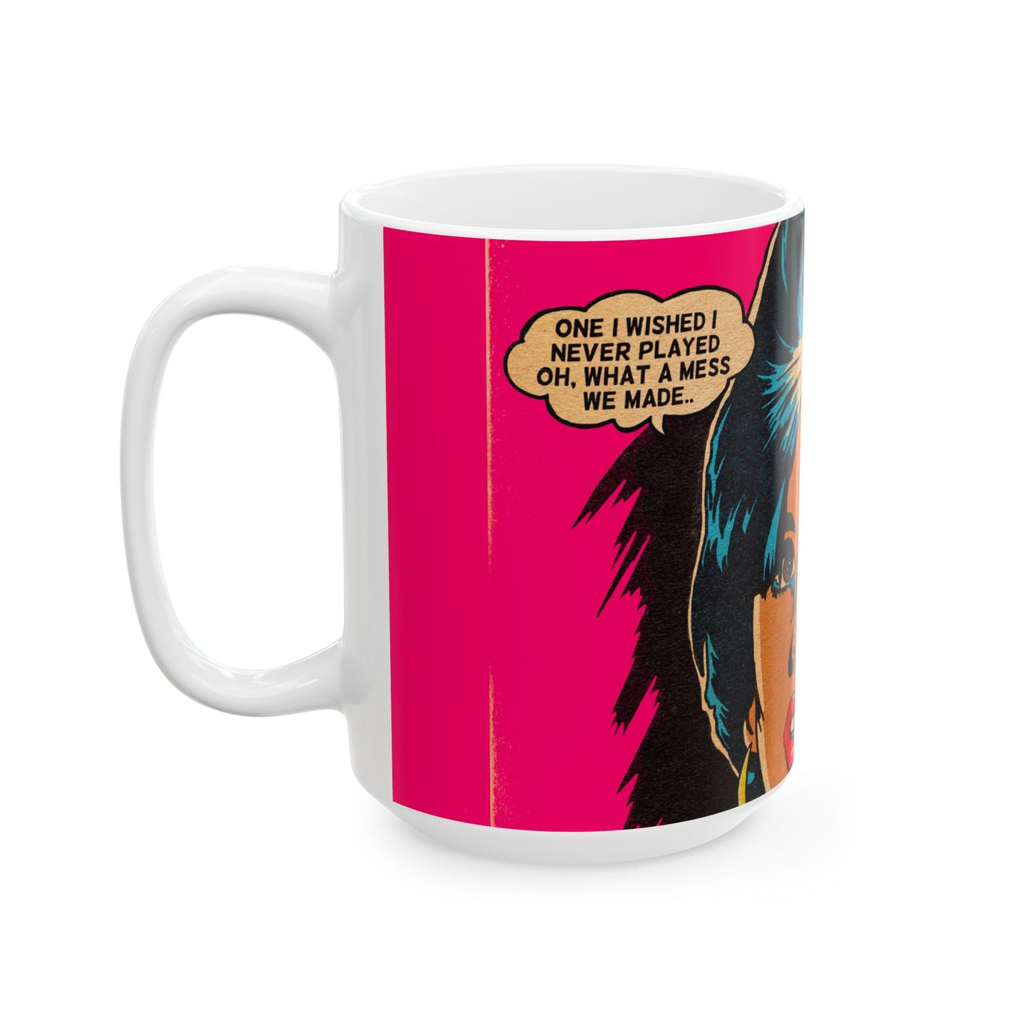 Love is a Losing Game - MK Comics - Ceramic Mug, (11oz, 15oz)