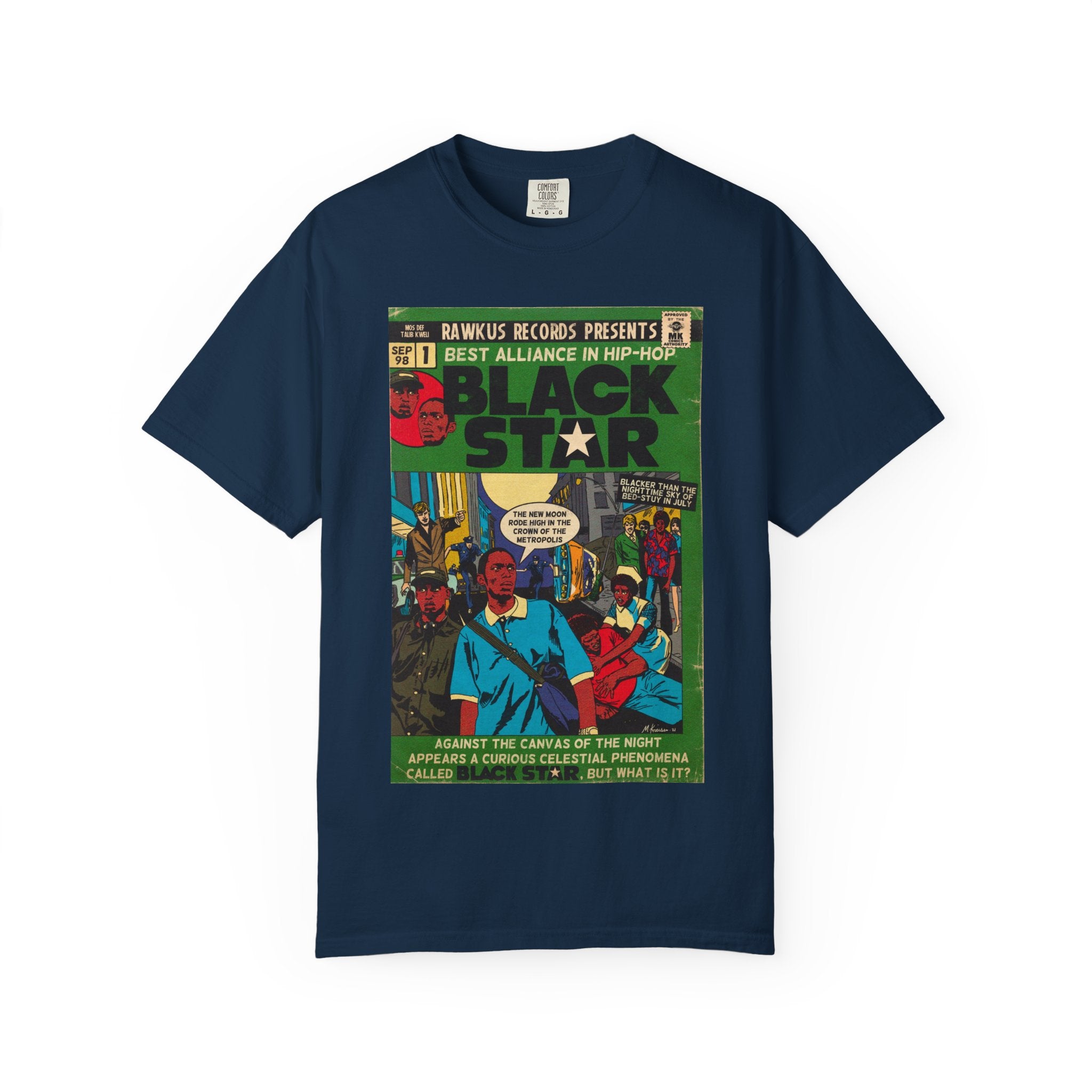 Black Star - Unisex Comfort Colors T-shirt