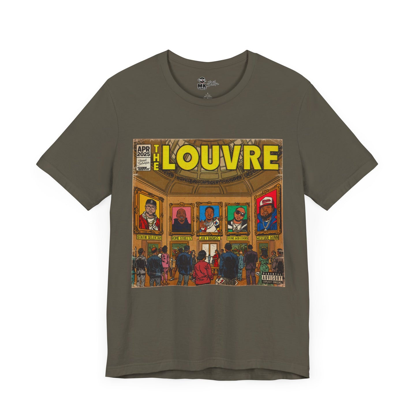 The Louvre - Statik Selektah & MK Collab - Unisex Jersey Short Sleeve Tee