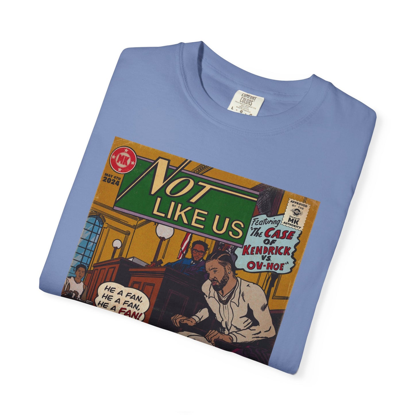 Kendrick Lamar - Not Like Us - Unisex Comfort Colors T-shirt