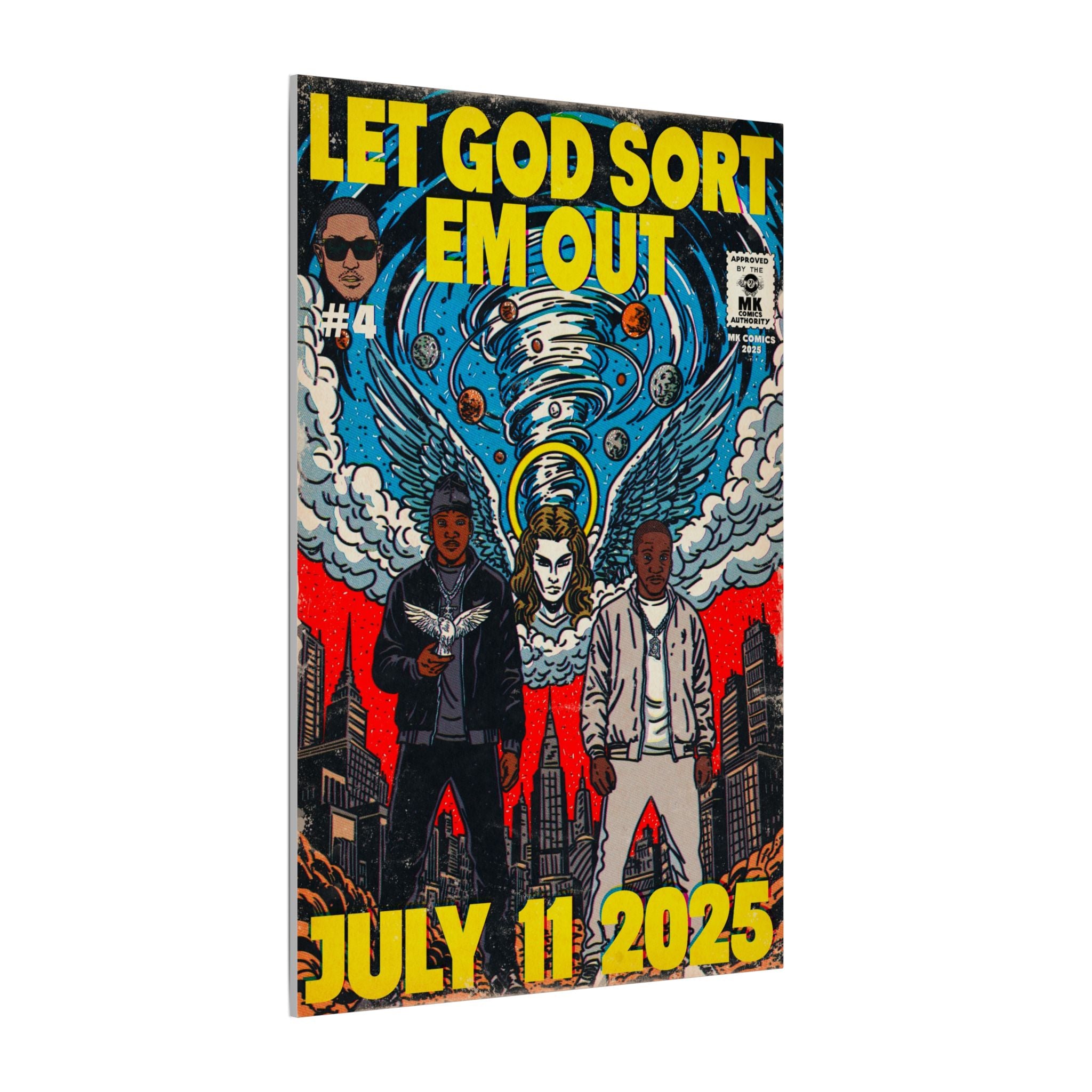 Let God Sort Em Out - Matte Canvas, Stretched, 0.75" (Multi-Size)