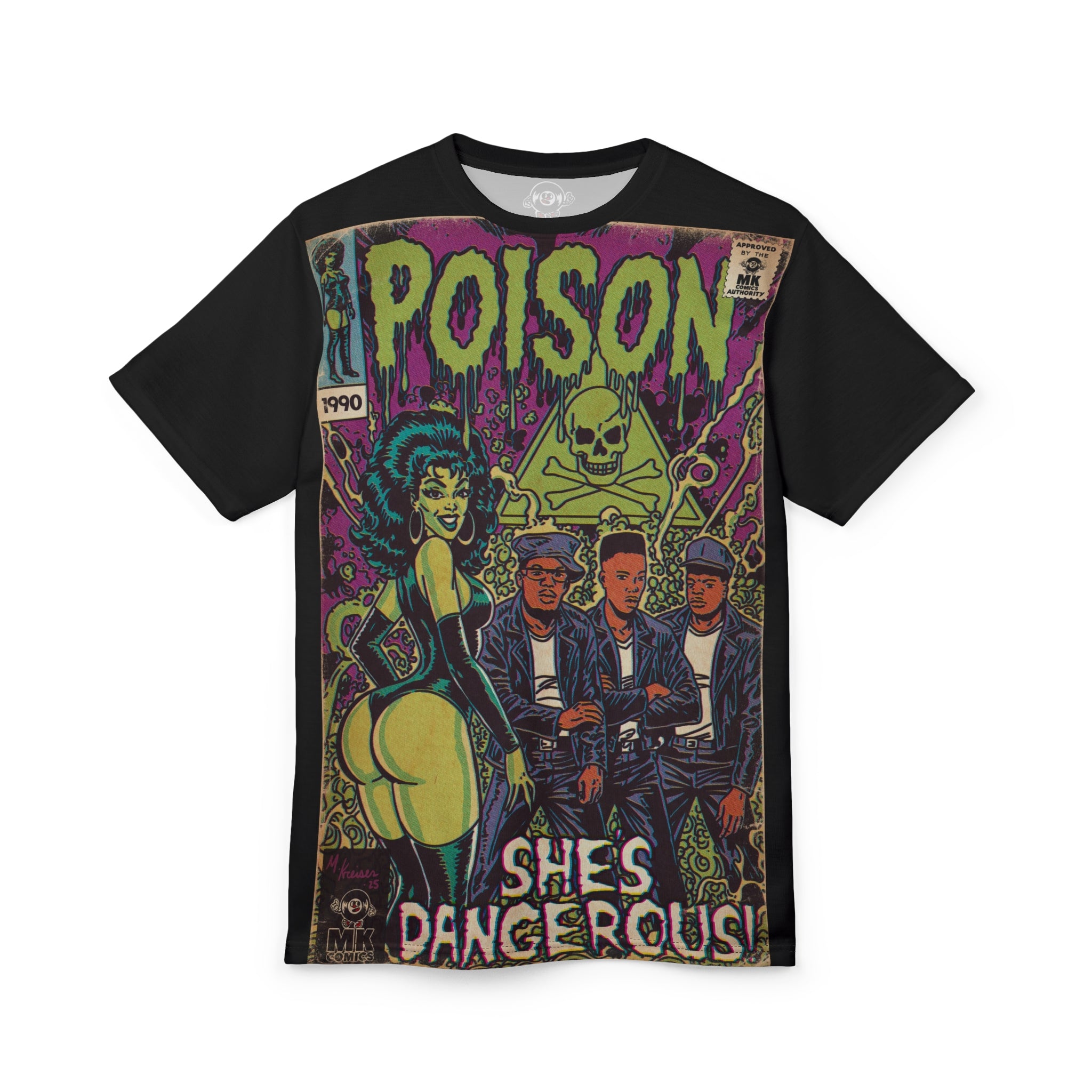 Poison - Unisex Cut & Sew Tee (AOP)