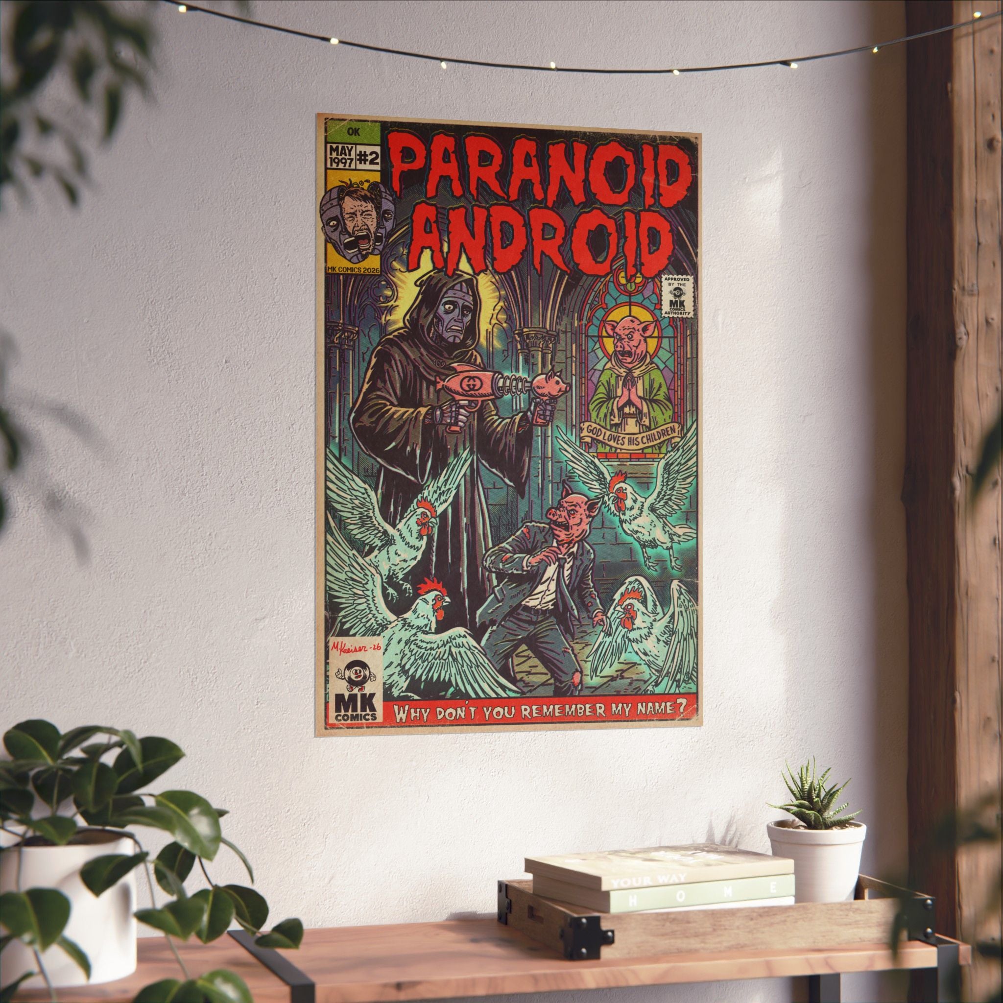 Paranoid Android - Matte Vertical Posters