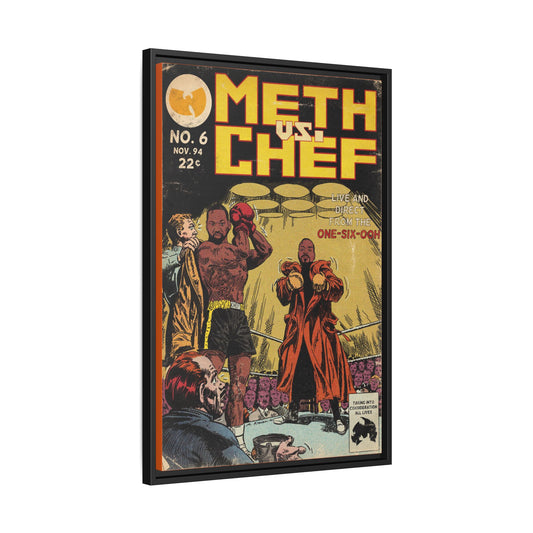 Method Man & Raekwon - Meth vs. Chef - Gallery Canvas Wraps, Vertical Frame