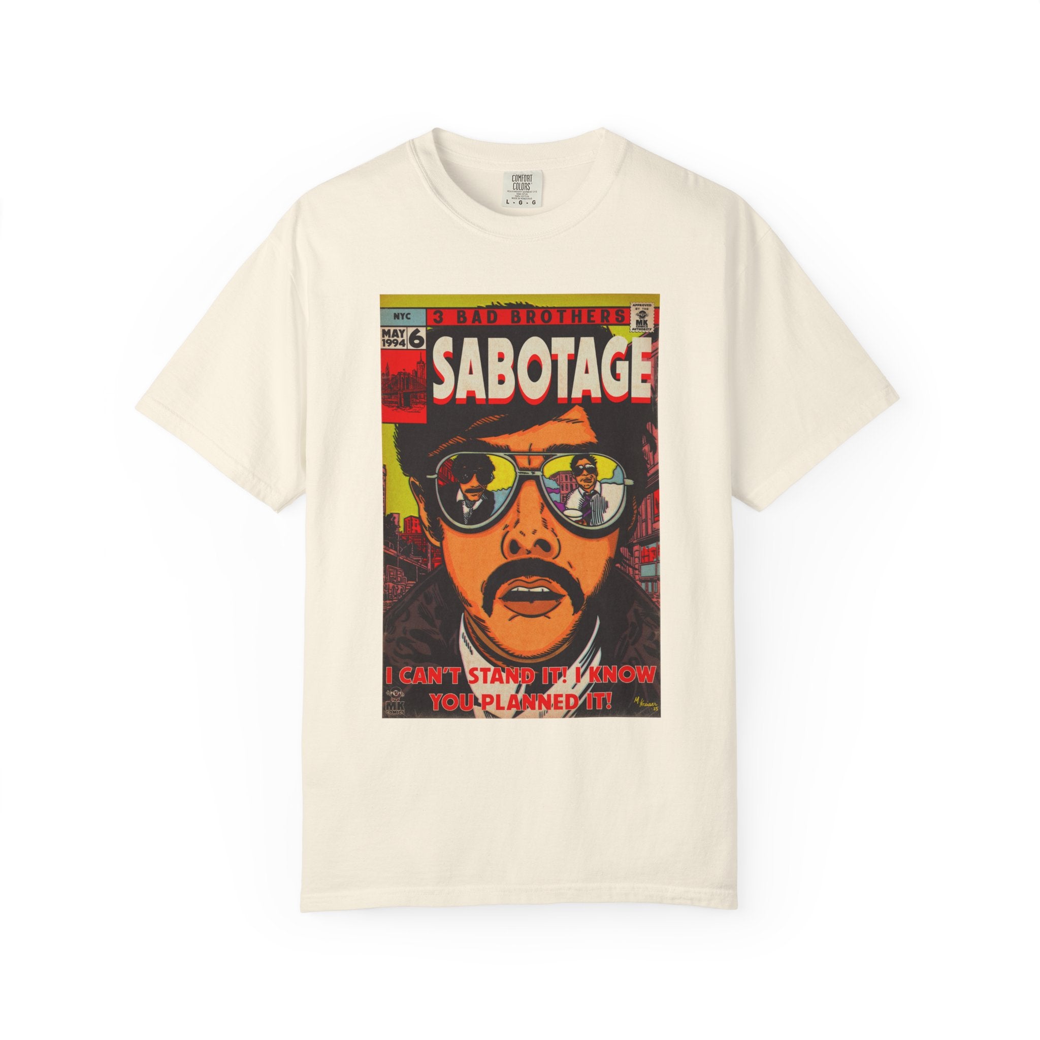 Sabotage - Unisex Comfort Colors Garment-Dyed Heavyweight Short Sleeve Cotton T-shirt