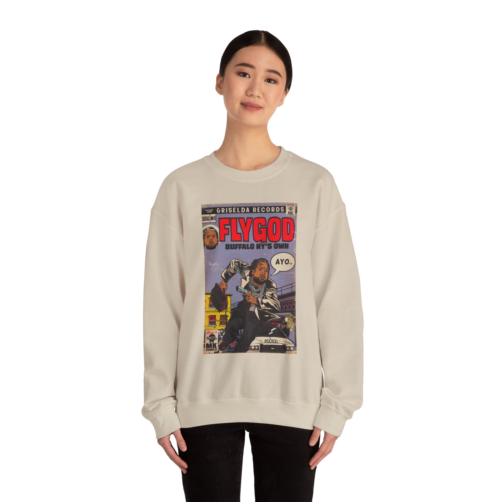 Flygod - Unisex Heavy Blend™ Crewneck Sweatshirt